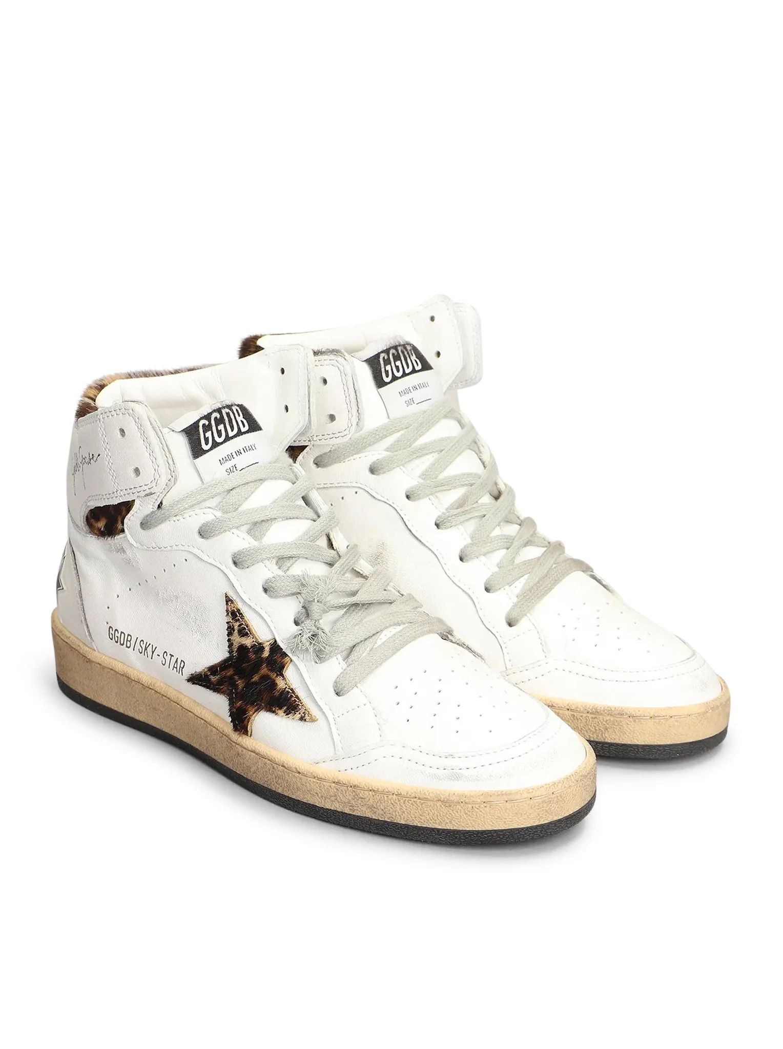 SKY-STAR SNEAKERS WITH LEO PONYSKIN INSERTS - Image 2
