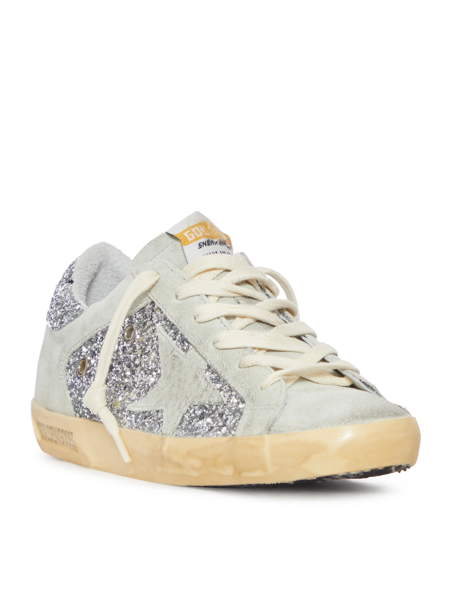 SUPER-STAR IN SUEDE WITH GLITTER DETAIL - Image 2