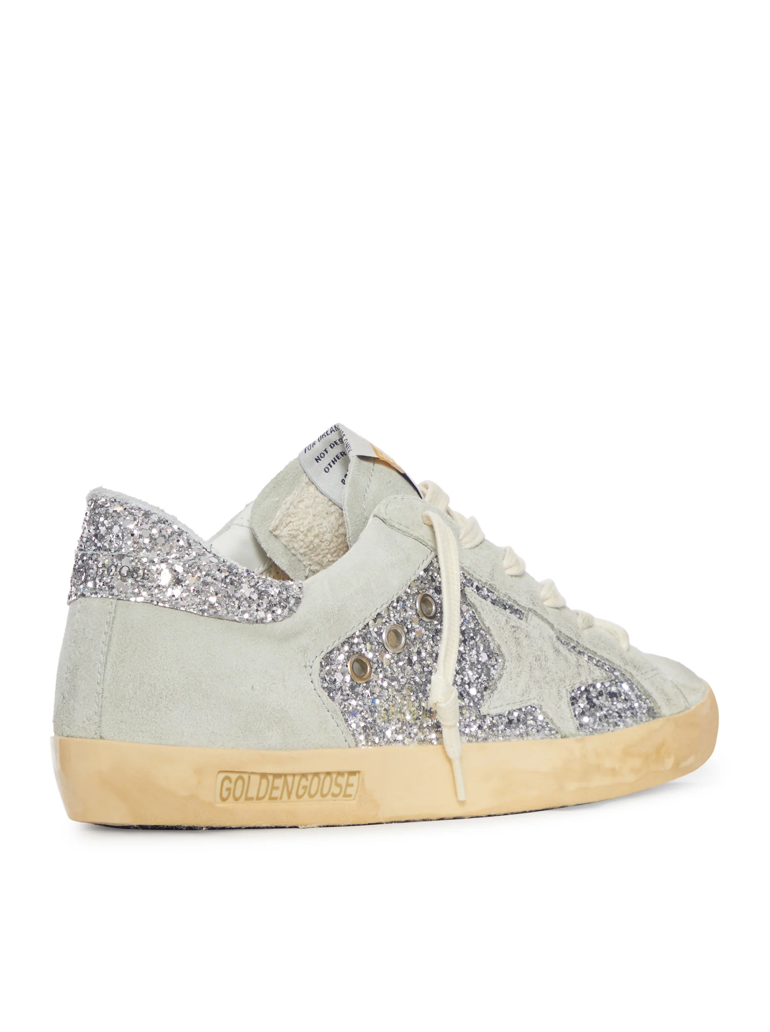 SUPER-STAR IN SUEDE WITH GLITTER DETAIL - Image 3