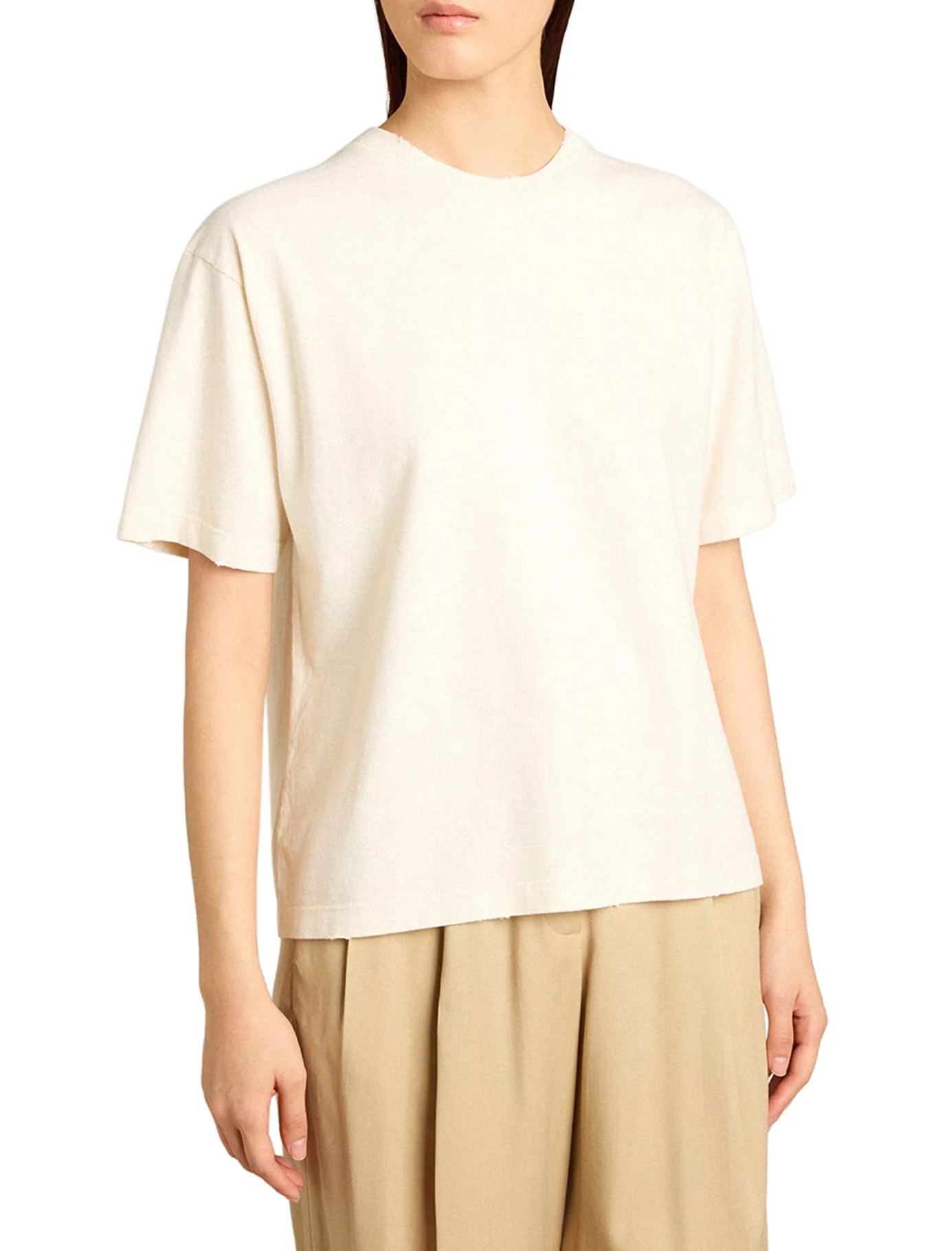 T-SHIRT WITH REVERSE LOGO ON THE BACK - Image 2