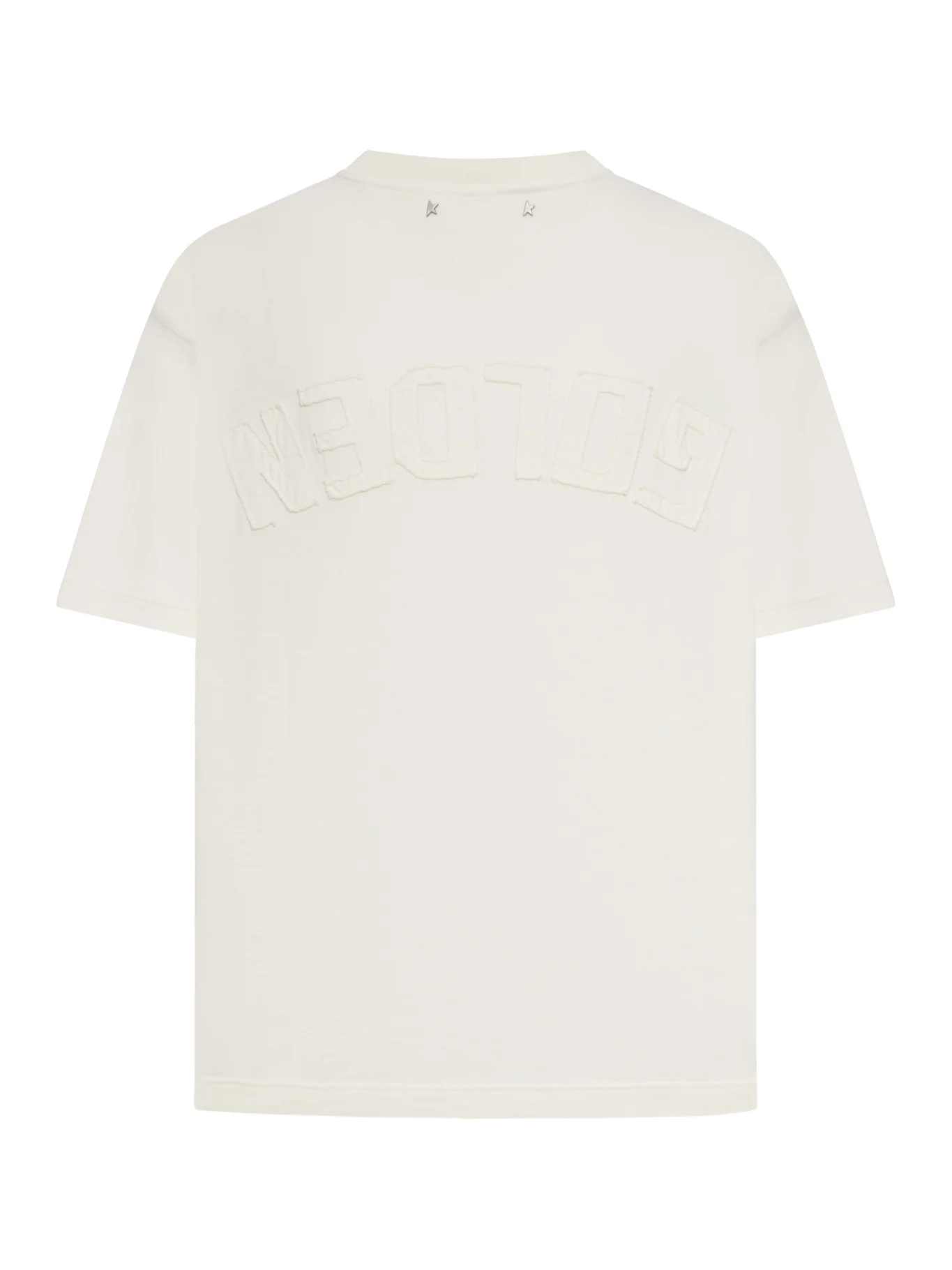 T-SHIRT WITH REVERSE LOGO ON THE BACK - Image 4