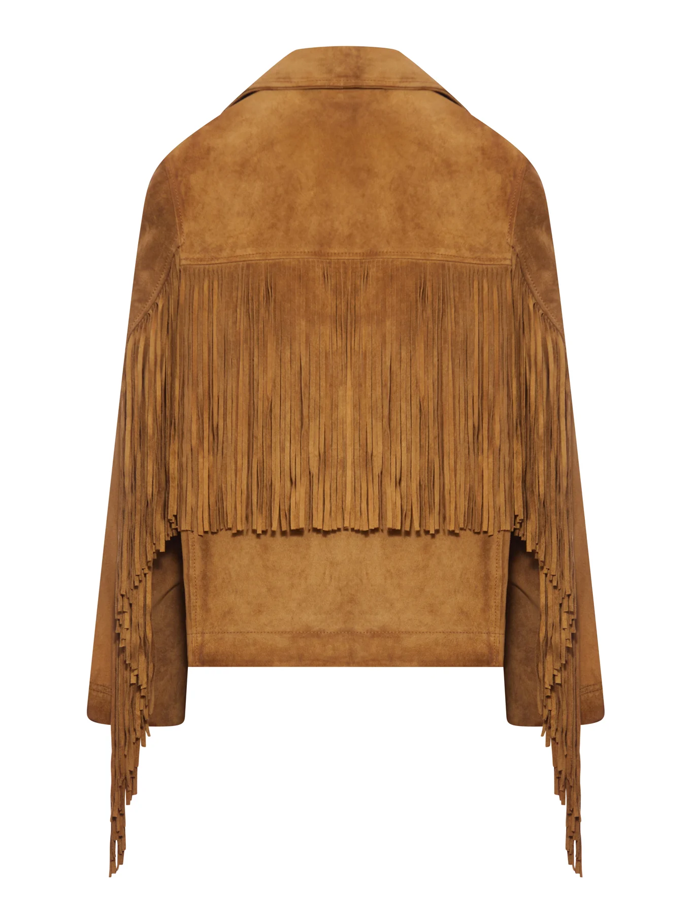 WESTERN STYLE FRINGED SUEDE JACKET - Image 2