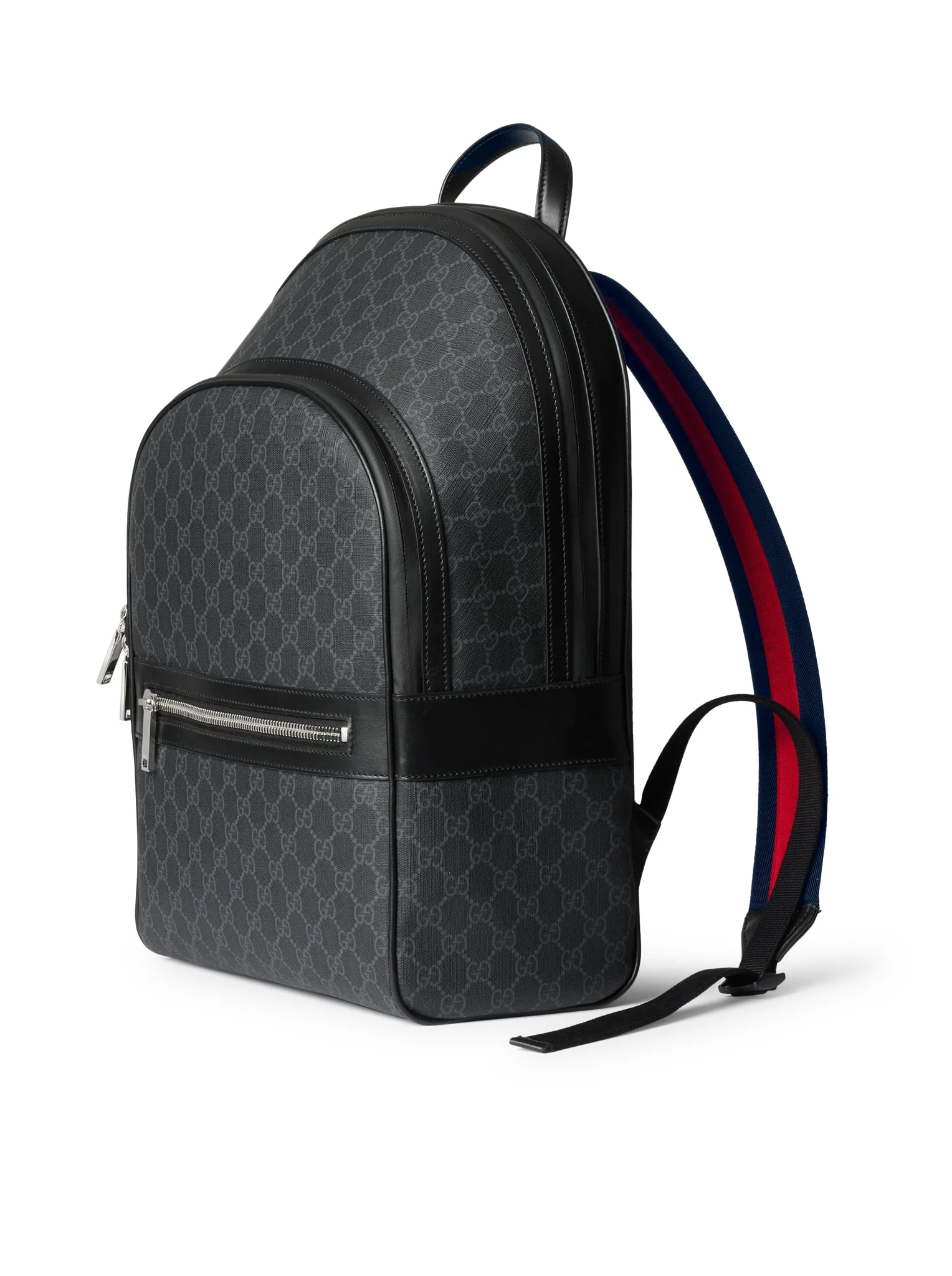 BLACK GG BACKPACK MEDIUM SIZE - Image 4