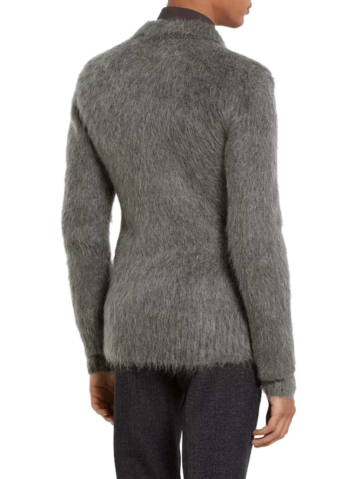 BRUSHED MOHAIR WOOL CARDIGAN - Image 4