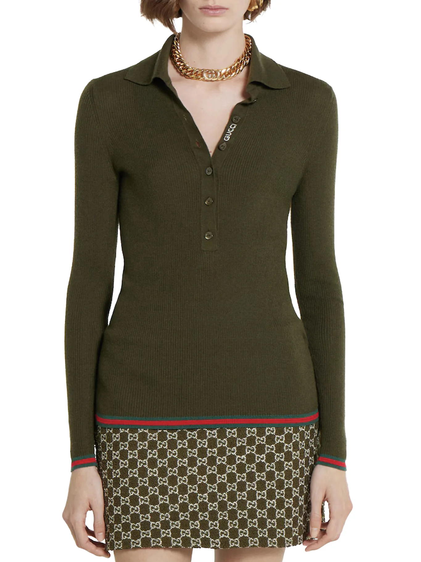 CASHMERE AND SILK POLO - Image 2