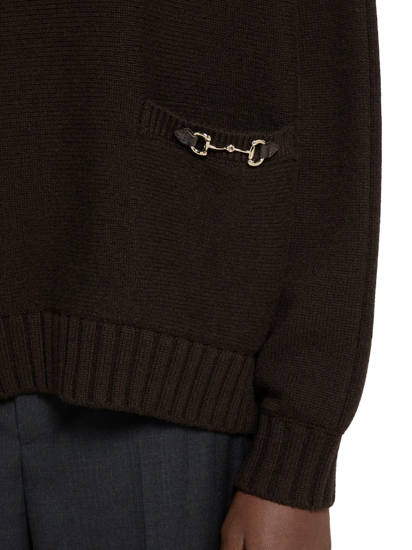 CASHMERE BLEND HIGH NECK SWEATER - Image 4
