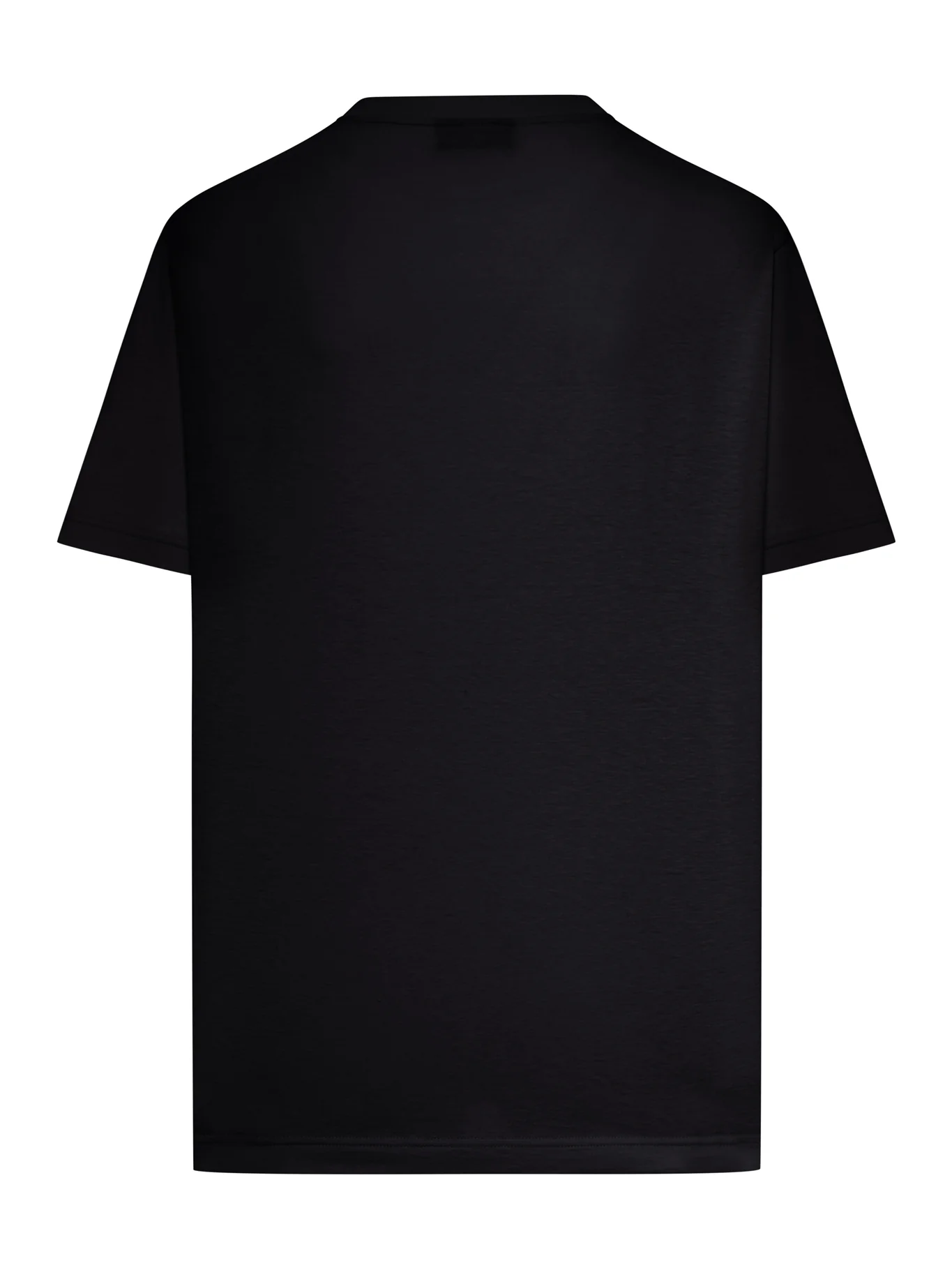 COTTON AND SILK JERSEY T-SHIRT WITH PRINT - Image 2