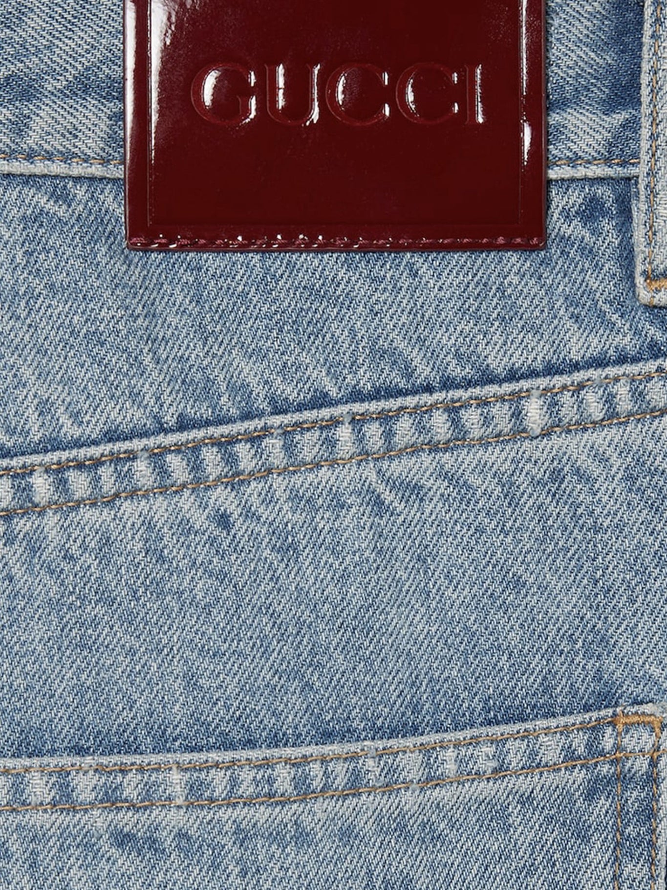 COTTON DENIM TROUSERS - Image 5