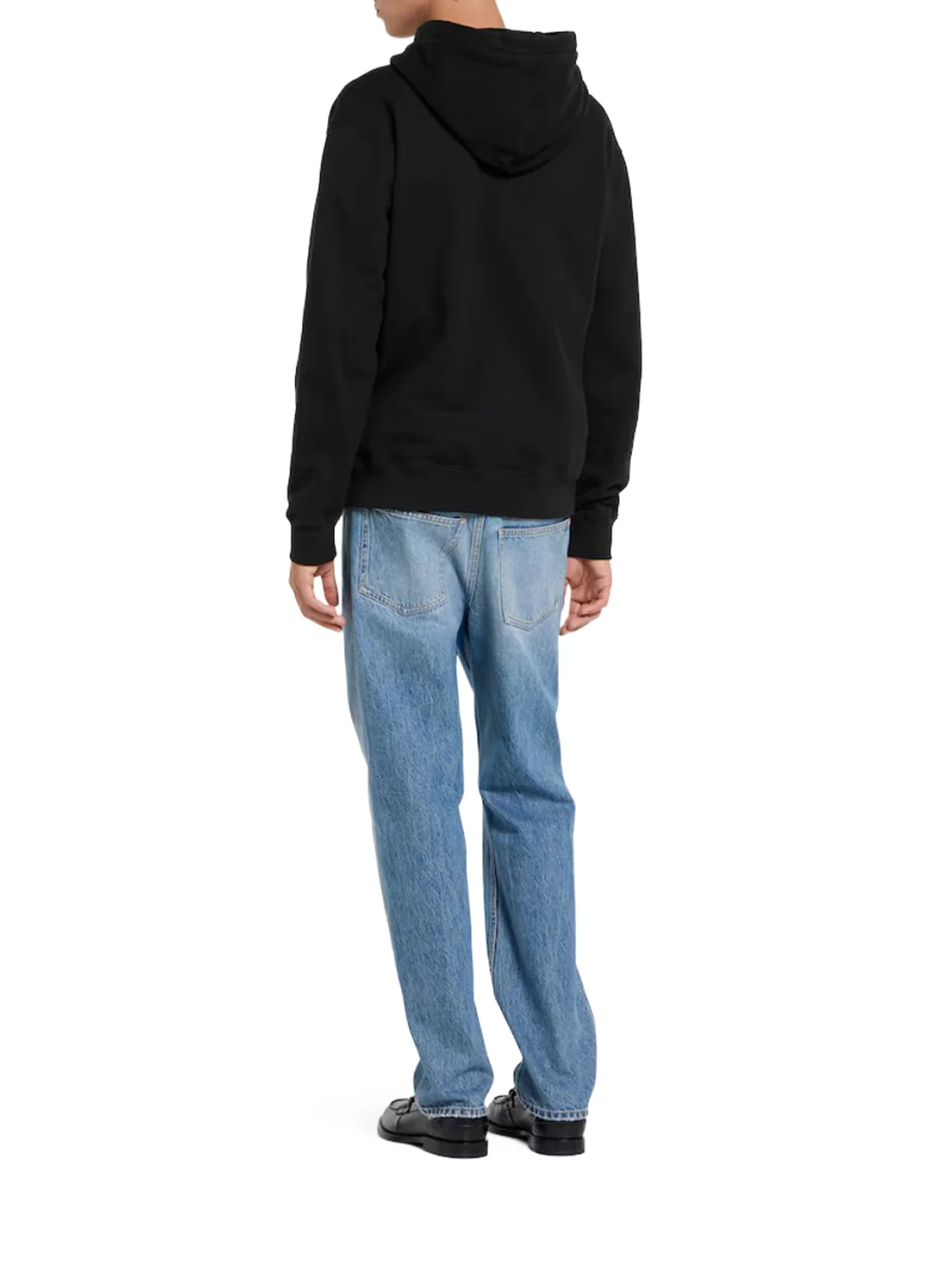 COTTON JERSEY HOODIE WITH PRINT - Image 3