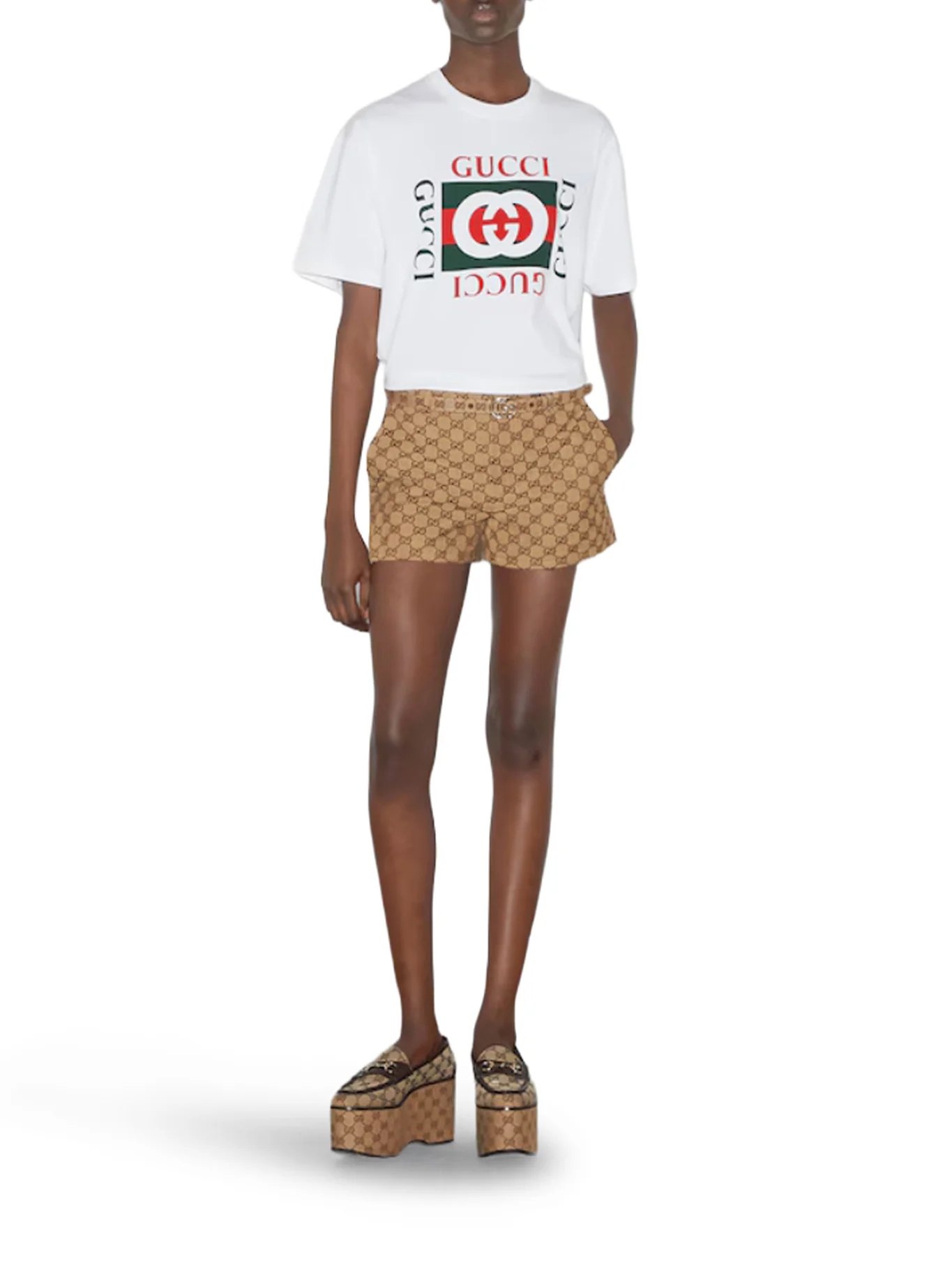 COTTON JERSEY T-SHIRT WITH PRINTED LOGO - Image 2
