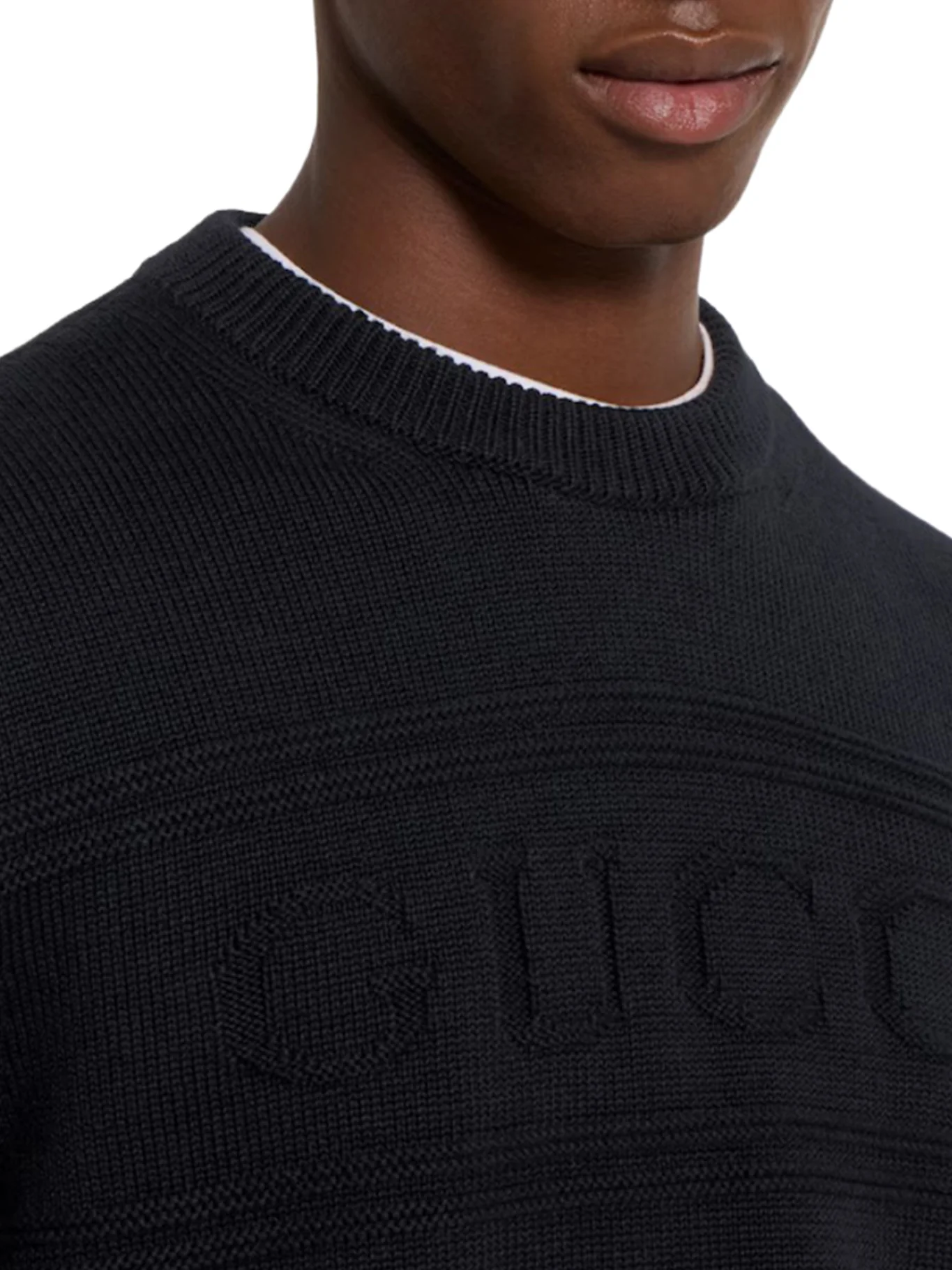 COTTON KNITTED SWEATER WITH INTARSIA - Image 4
