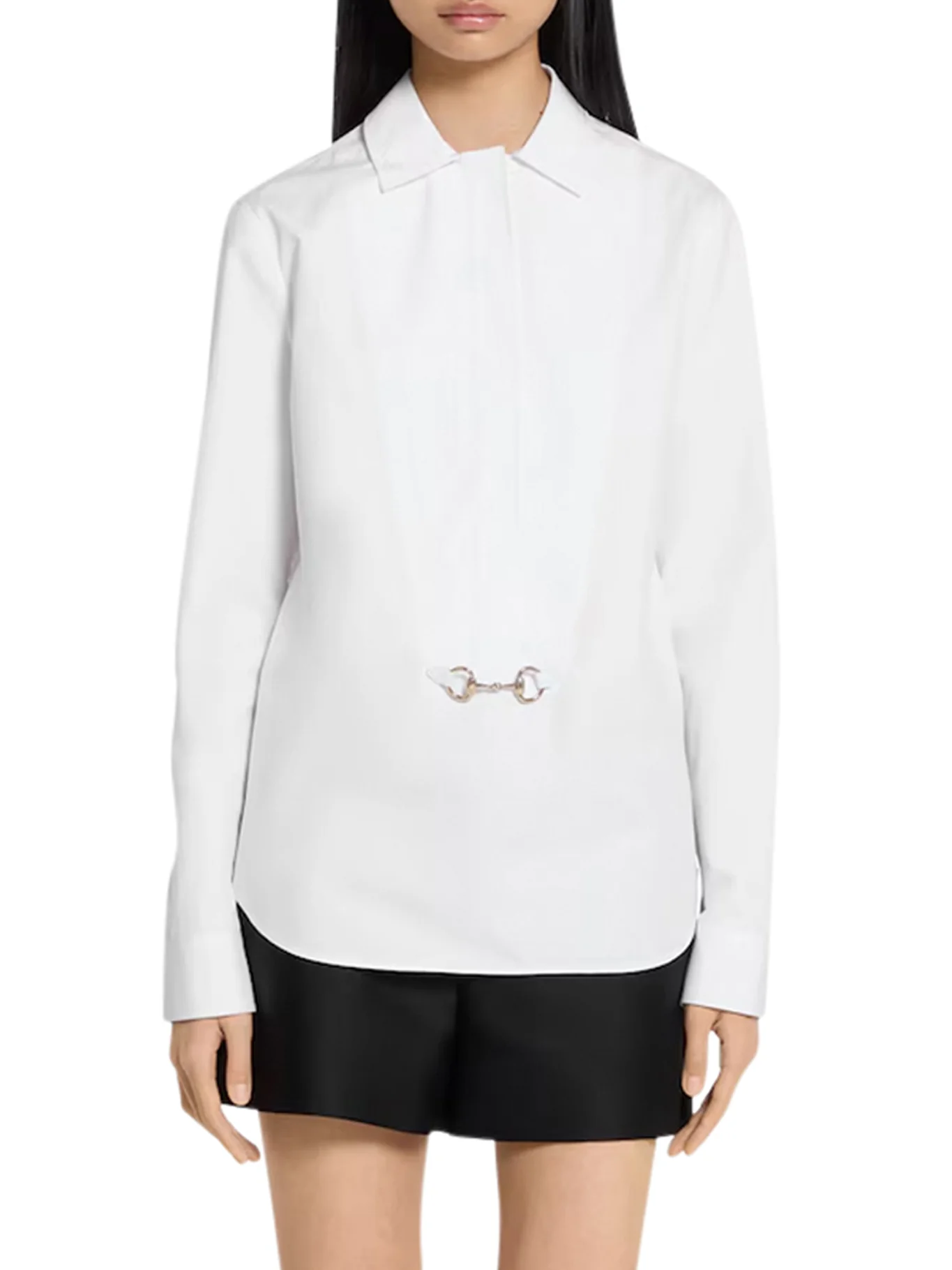COTTON SHIRT WITH HOOK - Image 3