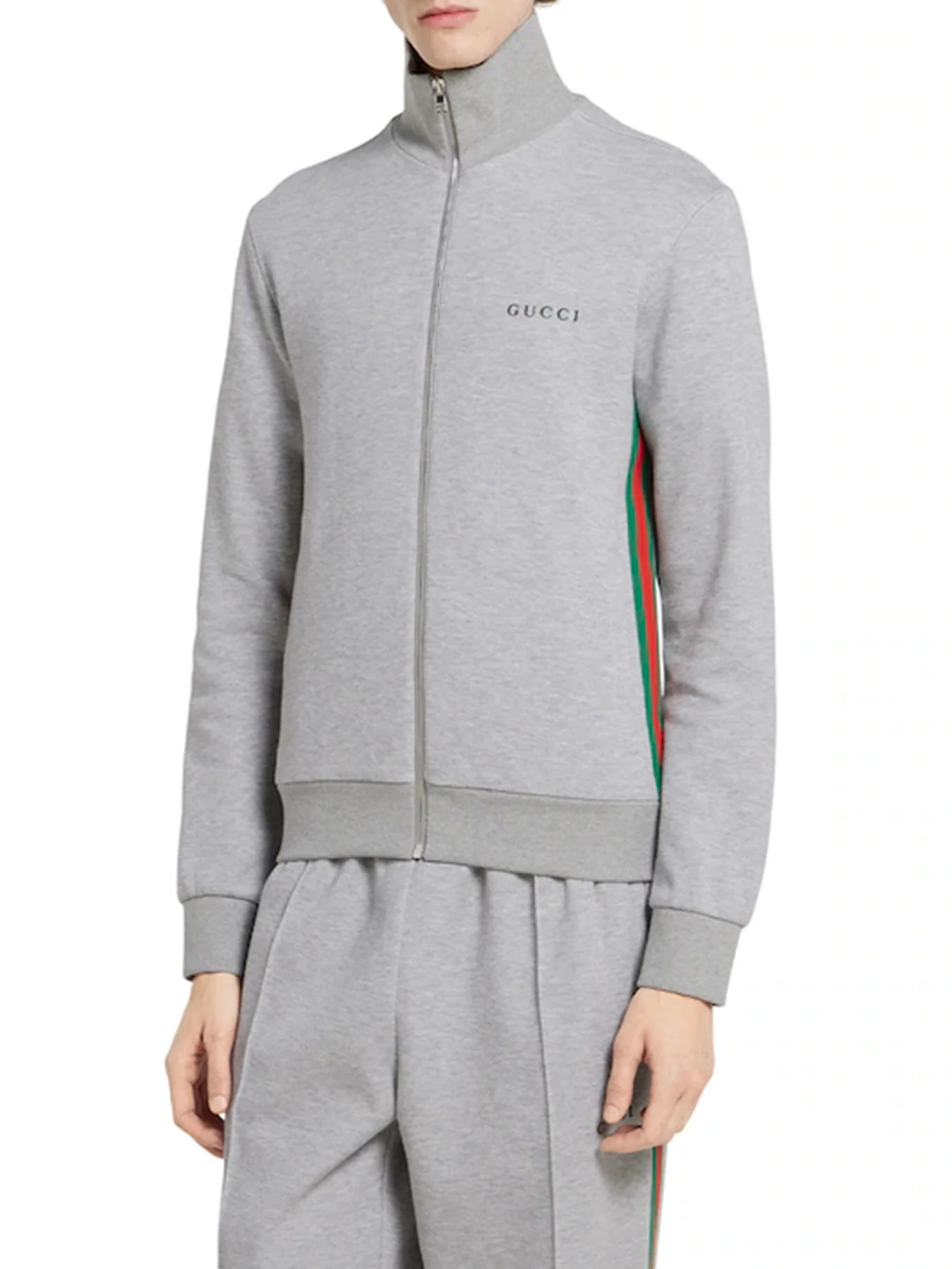 DOUBLE COTTON PIQUET JACKET WITH ZIP - Image 2