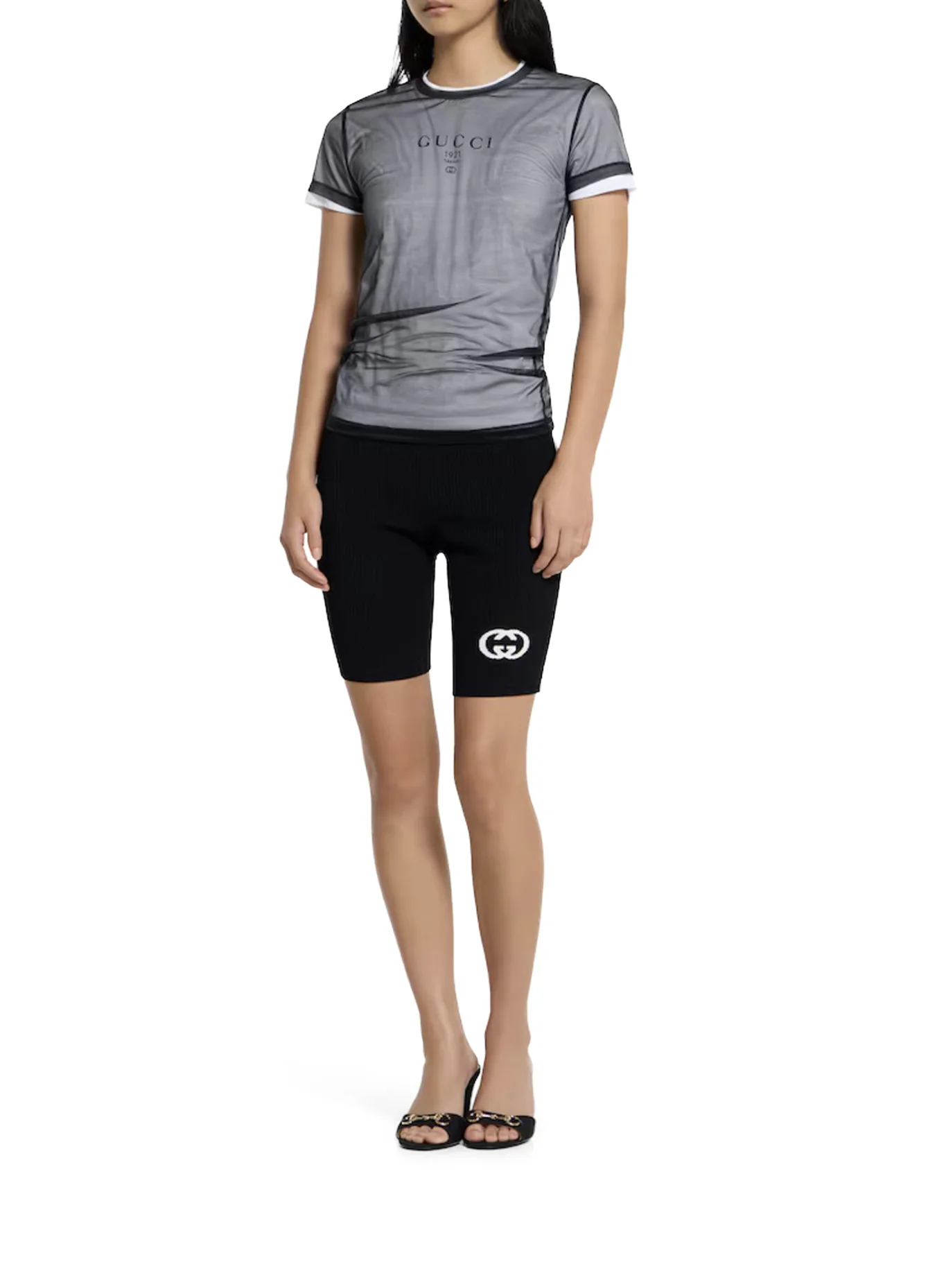 DOUBLE-LAYER JERSEY T-SHIRT WITH PRINT - Image 2