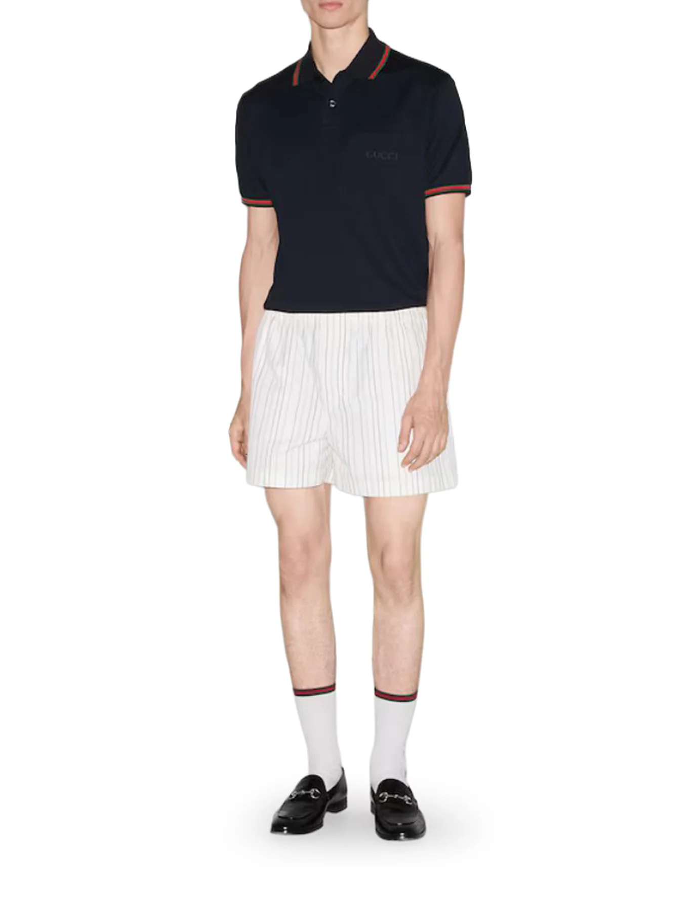 EMBROIDERED STRETCH COTTON POLO SHIRT - Image 2