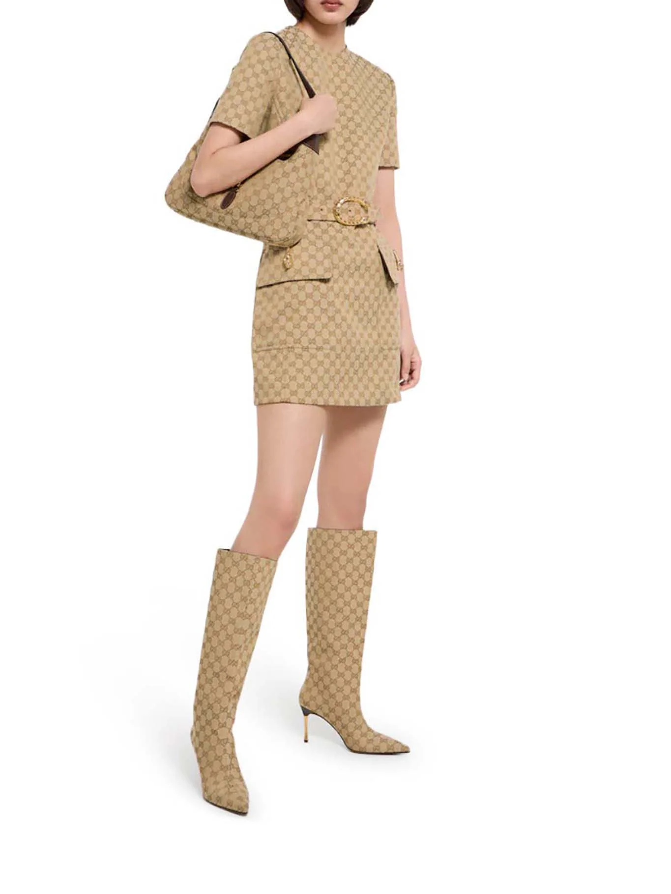 GG FABRIC BOMBSHELL BOOTS - Image 2