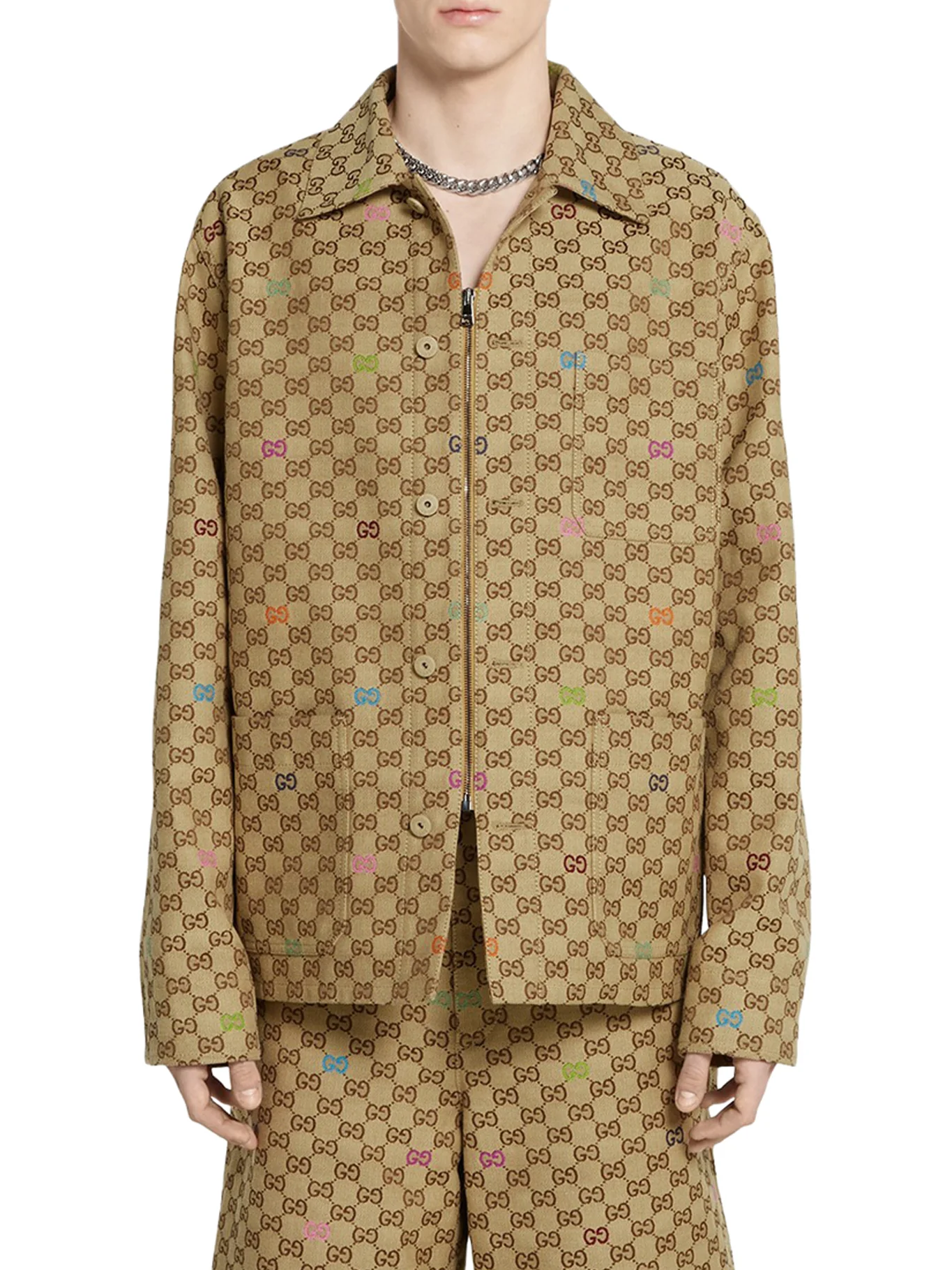 GG FABRIC JACKET - Image 3