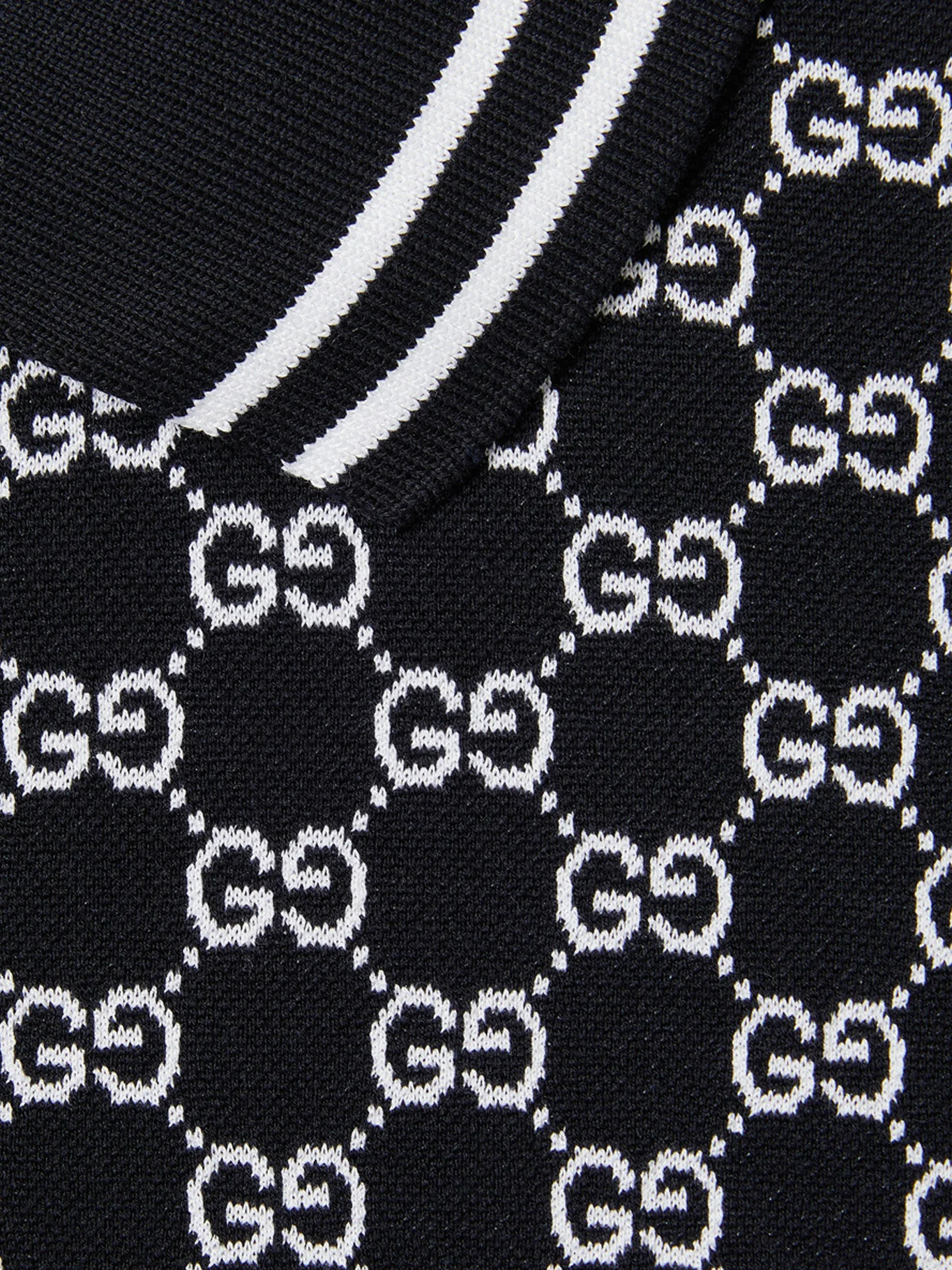 GG JACQUARD COTTON PIQUET POLO - Image 5