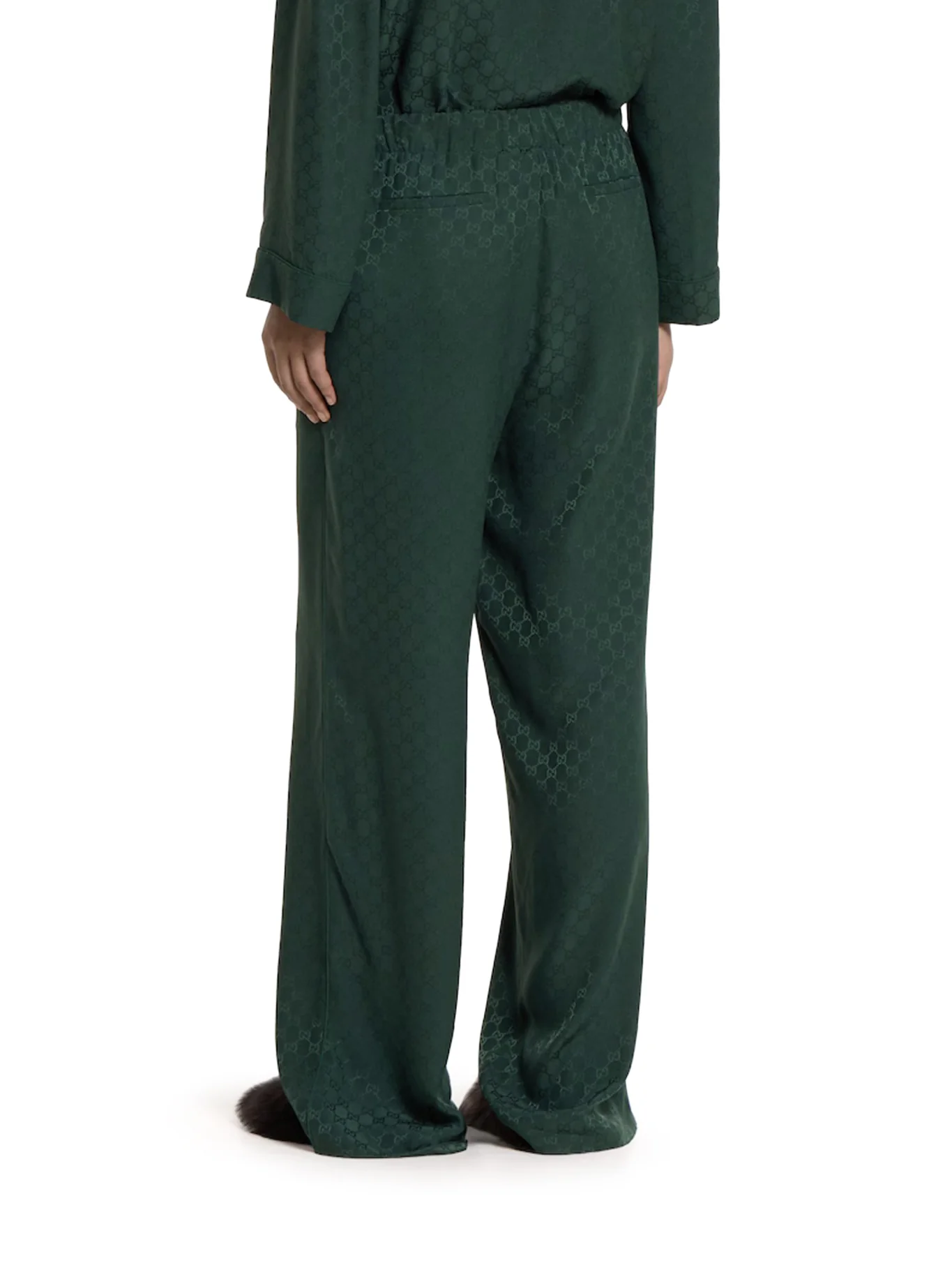 GG JACQUARD SILK JOGGING PANTS - Image 4