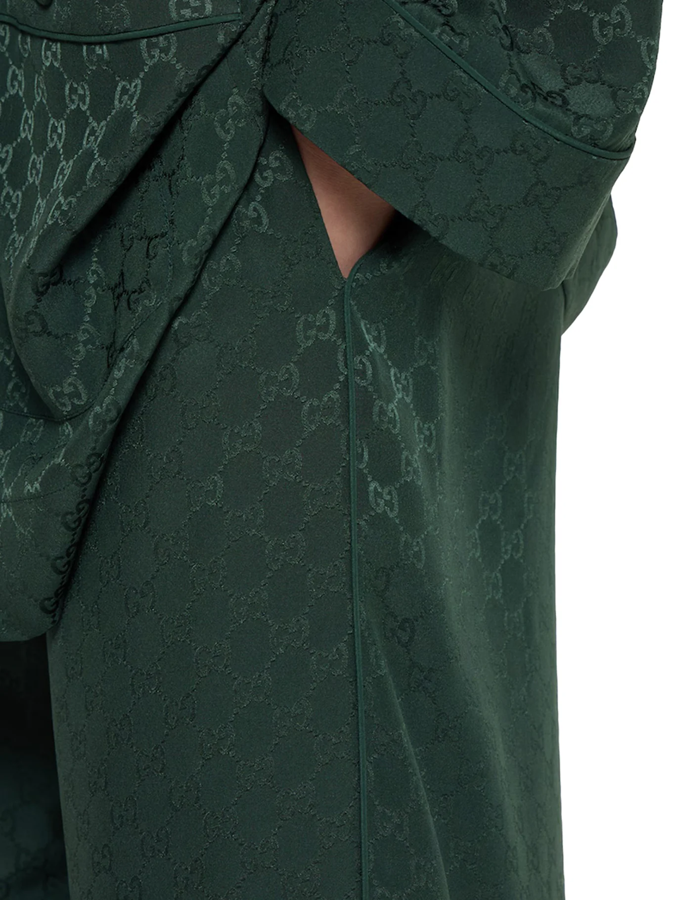 GG JACQUARD SILK JOGGING PANTS - Image 5