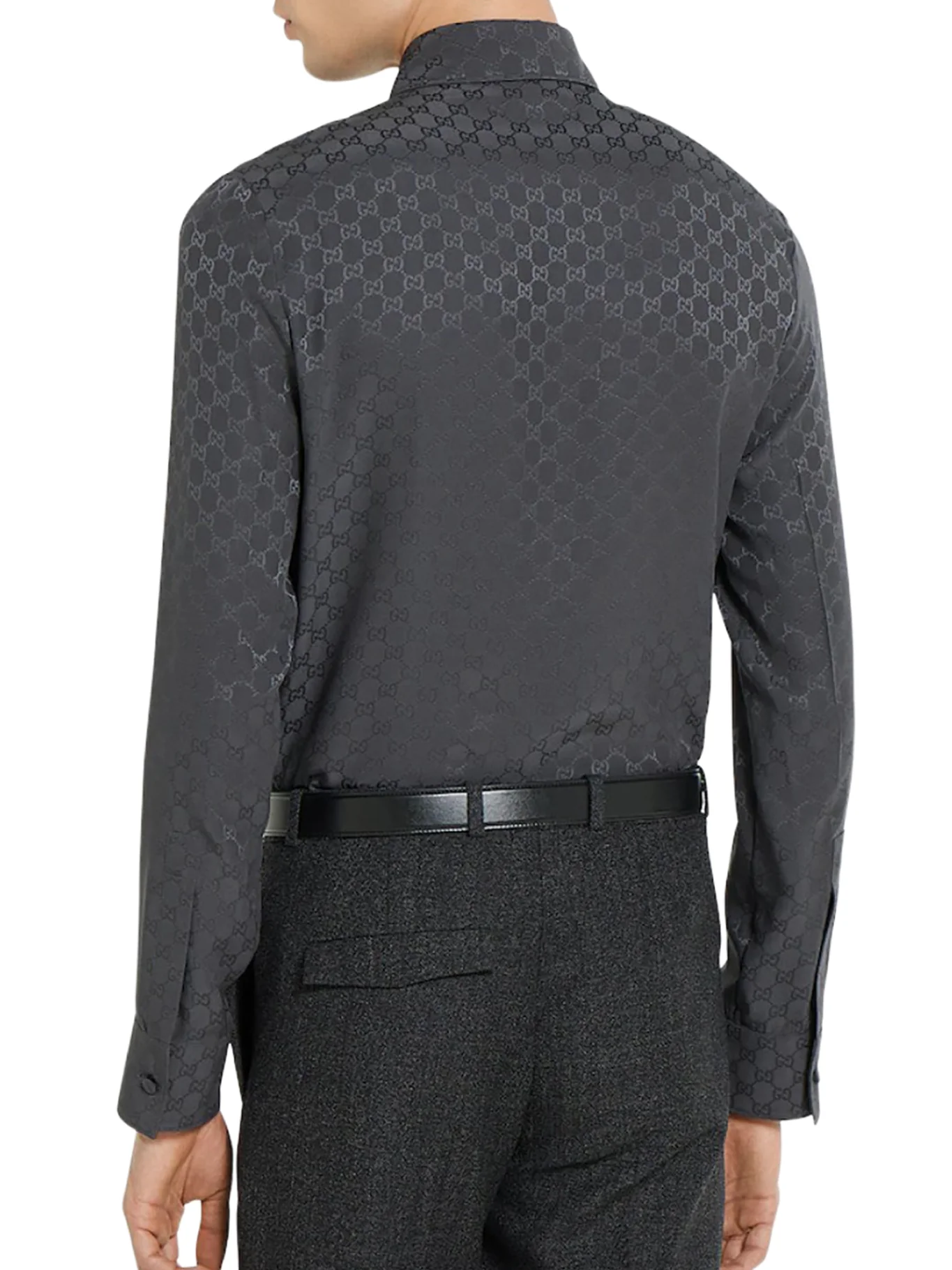 GG JACQUARD SILK SHIRT - Image 3