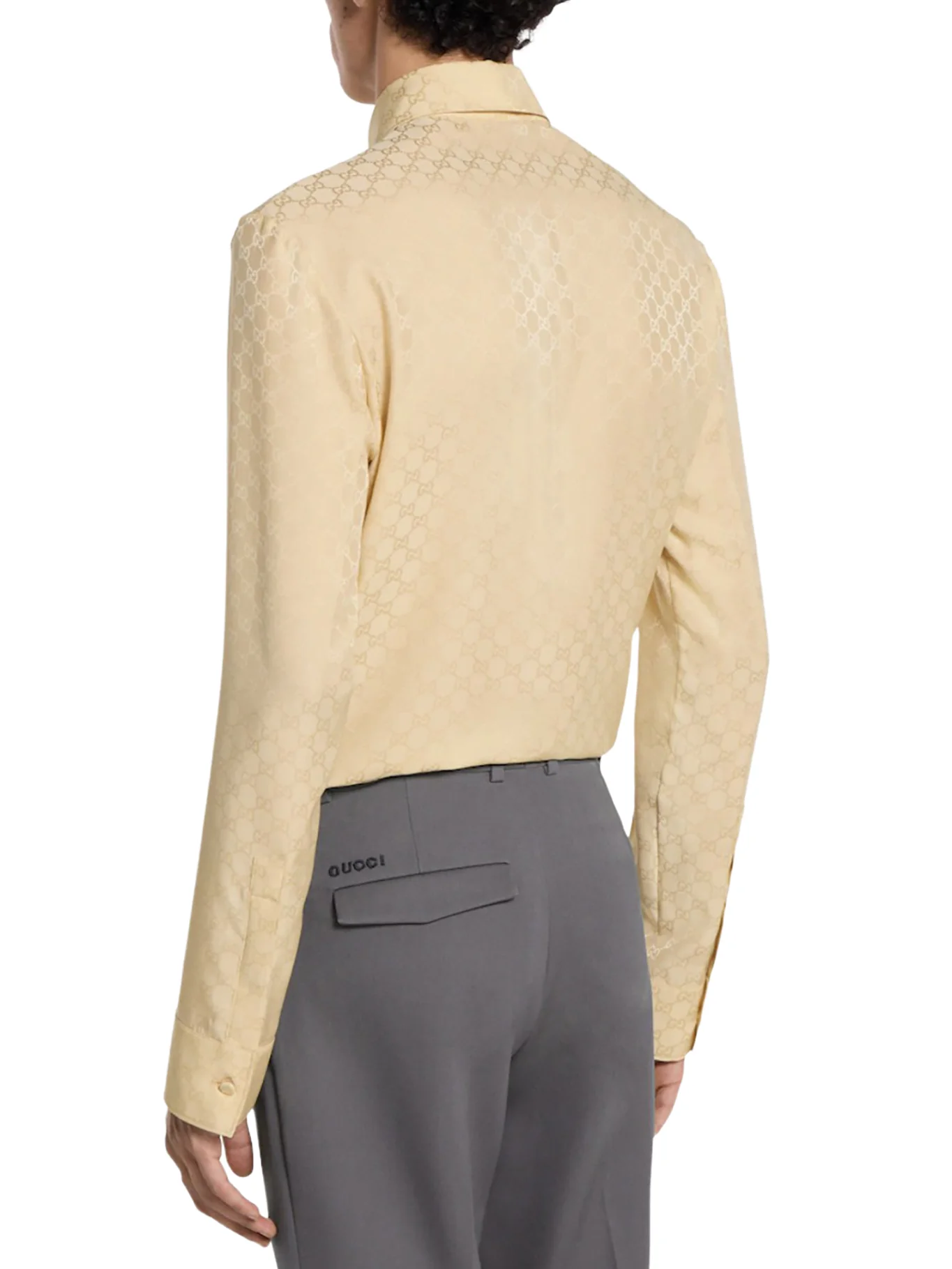 GG JACQUARD SILK SHIRT - Image 3
