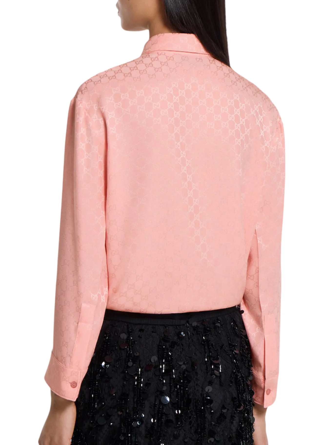 GG JACQUARD SILK SHIRT - Image 3