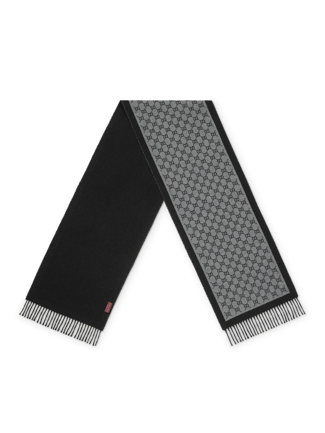 GG JACQUARD WOOL SCARF - Image 2