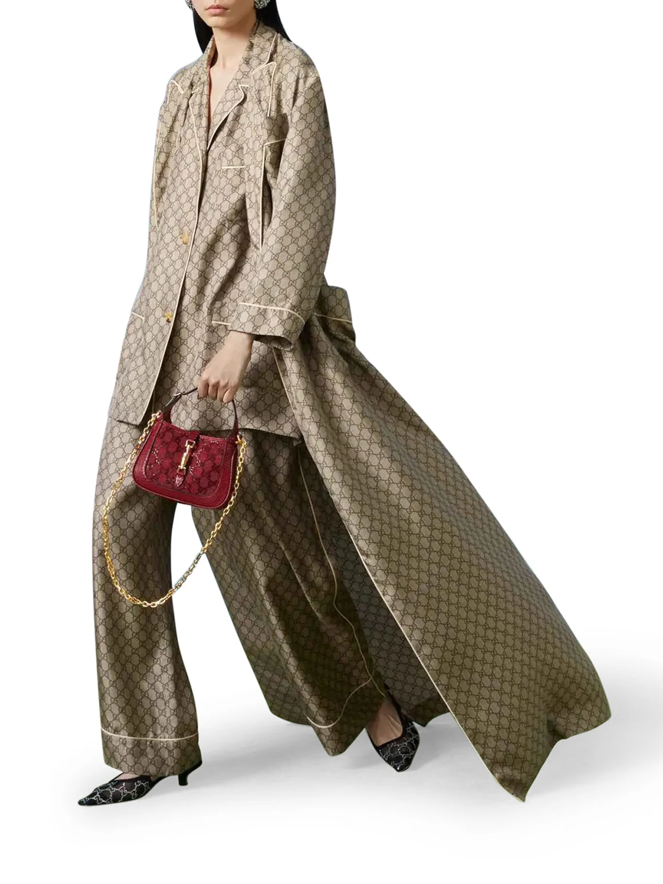 GG SUPREME SILK TROUSERS - Image 2