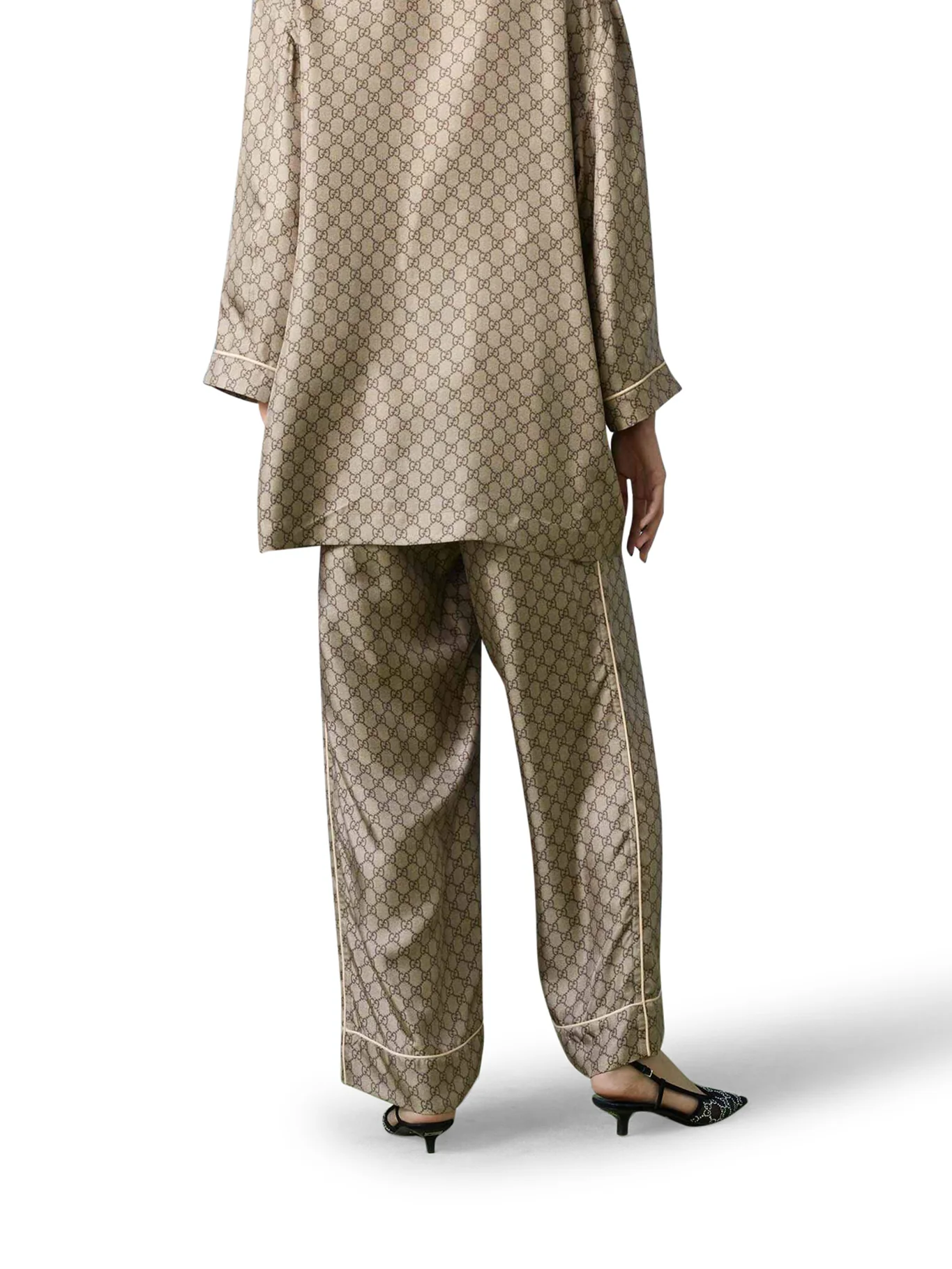GG SUPREME SILK TROUSERS - Image 4