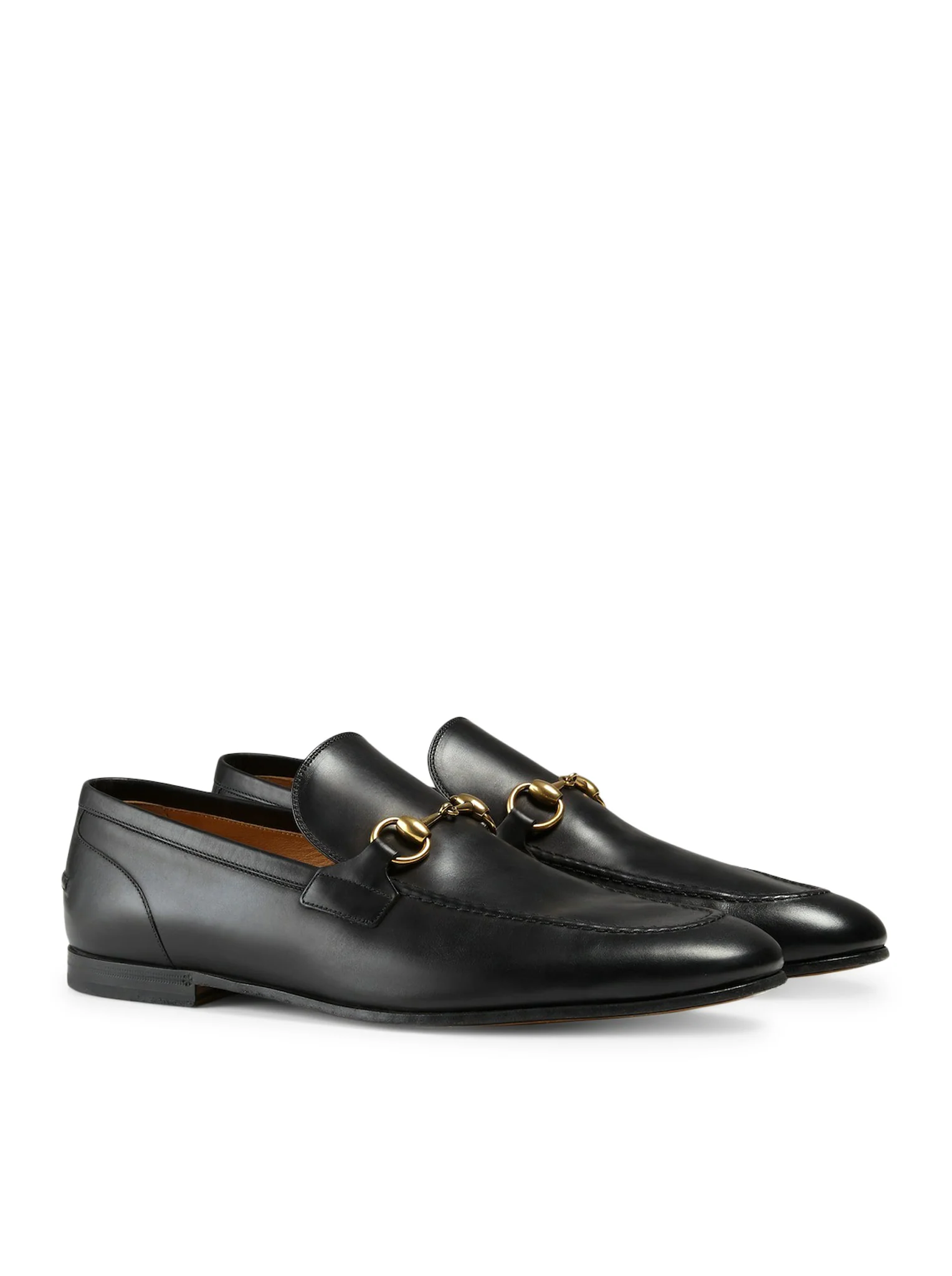 GUCCI JORDAAN MEN`S LEATHER LOAFER - Image 3