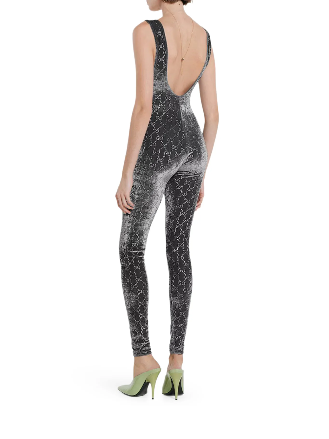 JUMPSUIT WITH GG CRYSTAL EMBROIDERY - Image 3