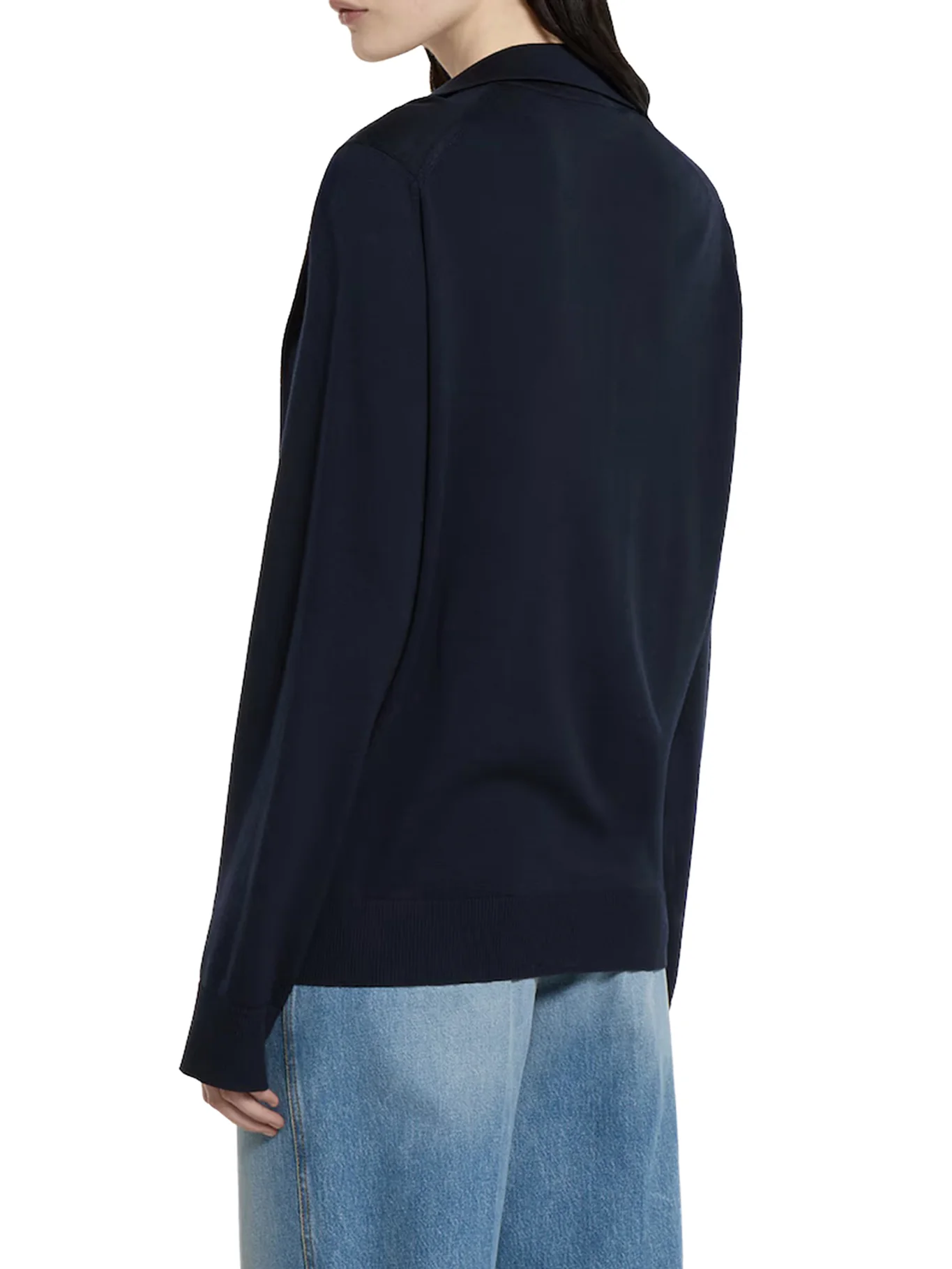 LIGHTWEIGHT WOOL POLO SHIRT WITH EMBROIDERED LOGO - Image 4
