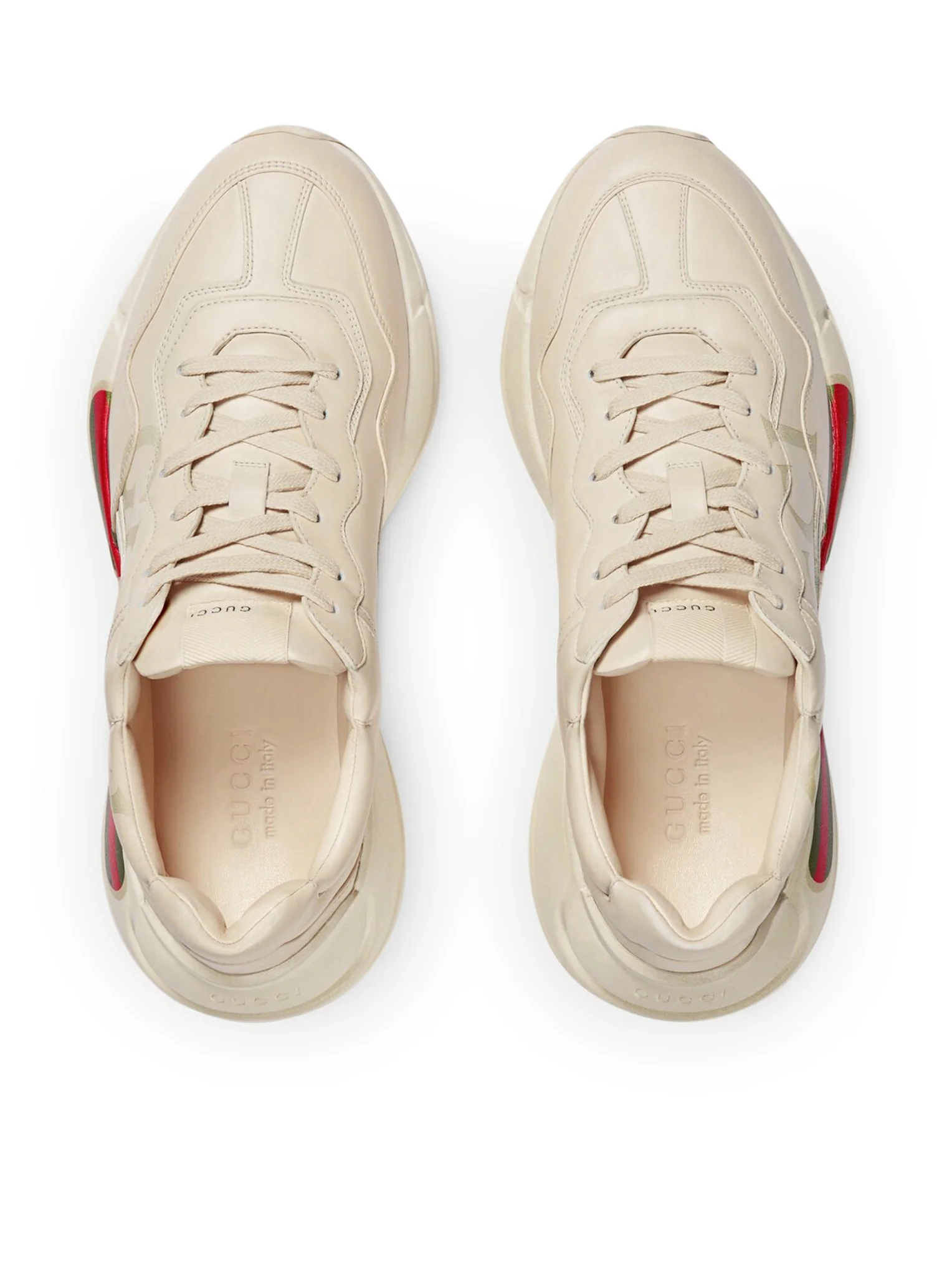 MEN`S RHYTON LEATHER WITH GUCCI LOGO - Image 4