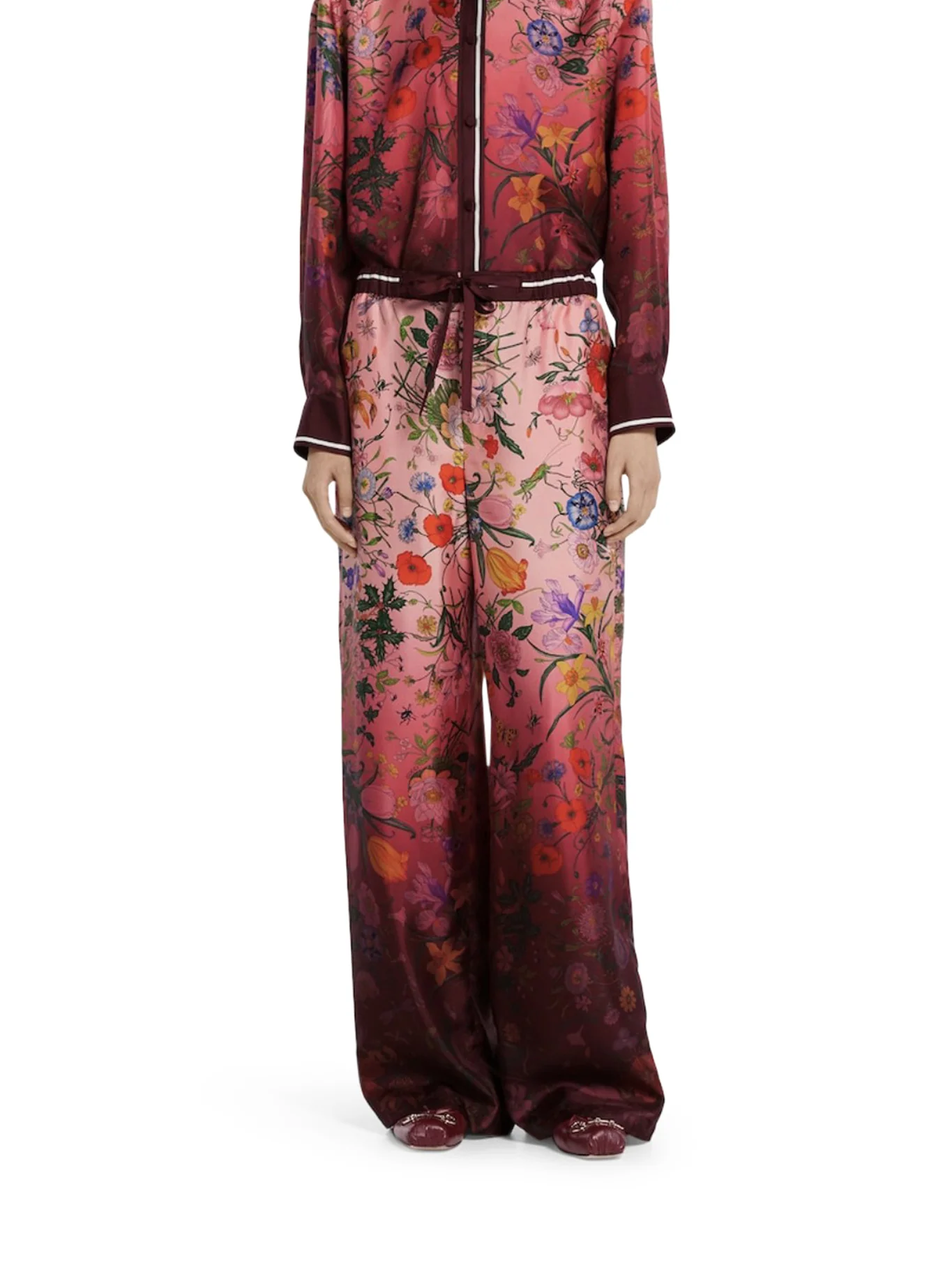 PRINTED SILK TROUSERS - Image 3