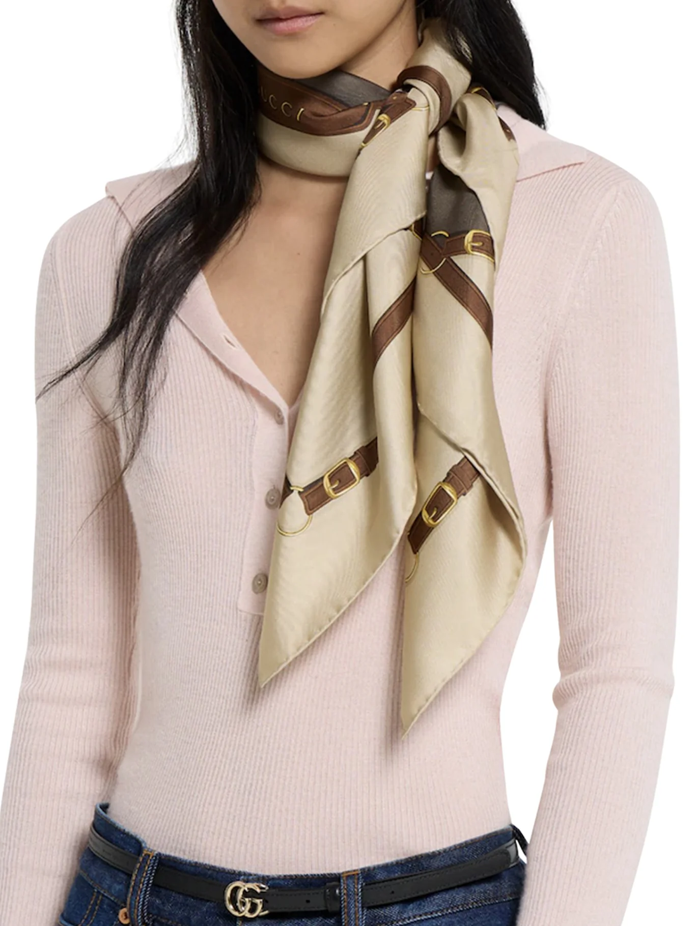 PRINTED SILK TWILL SCARF - Image 2