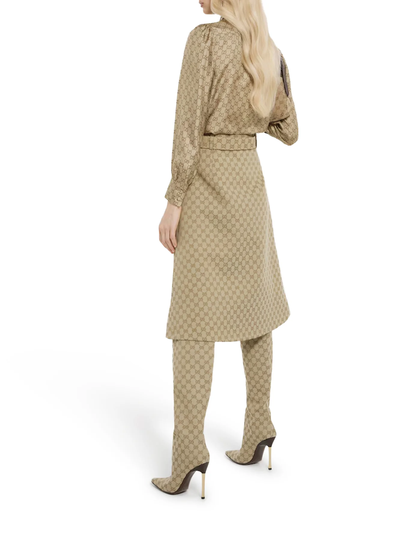 PRINTED SILK TWILL SHIRT - Image 3