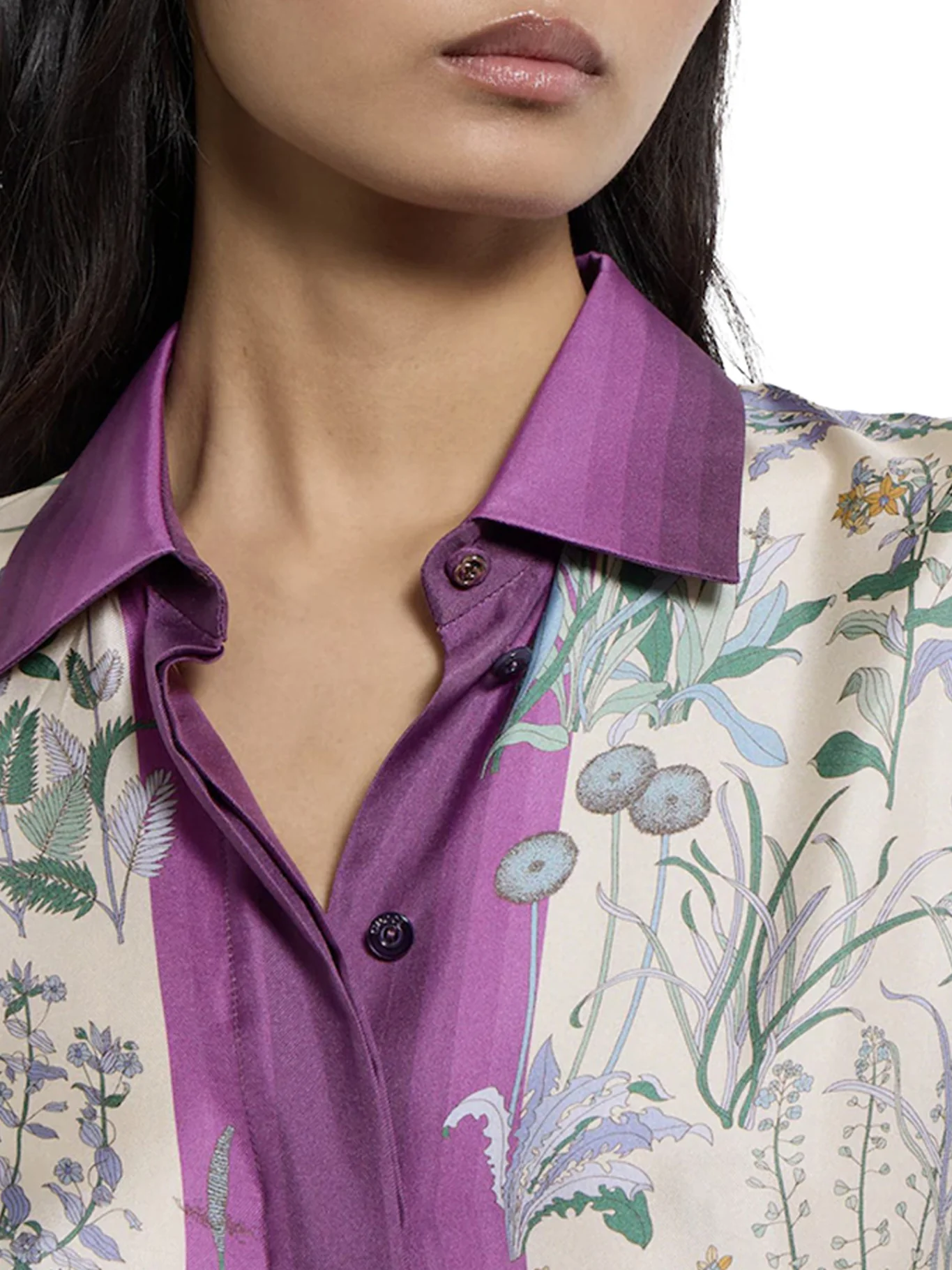 PRINTED SILK TWILL SHIRT - Image 4