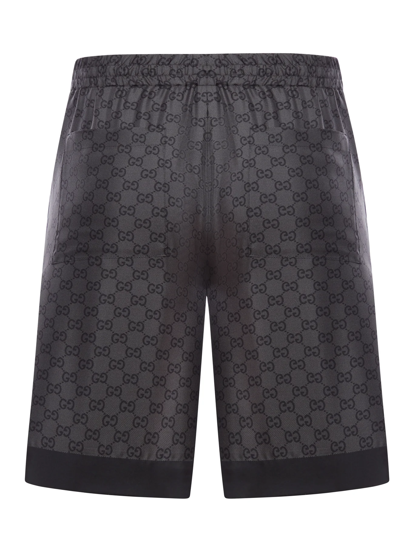 PRINTED SILK TWILL SHORTS - Image 2