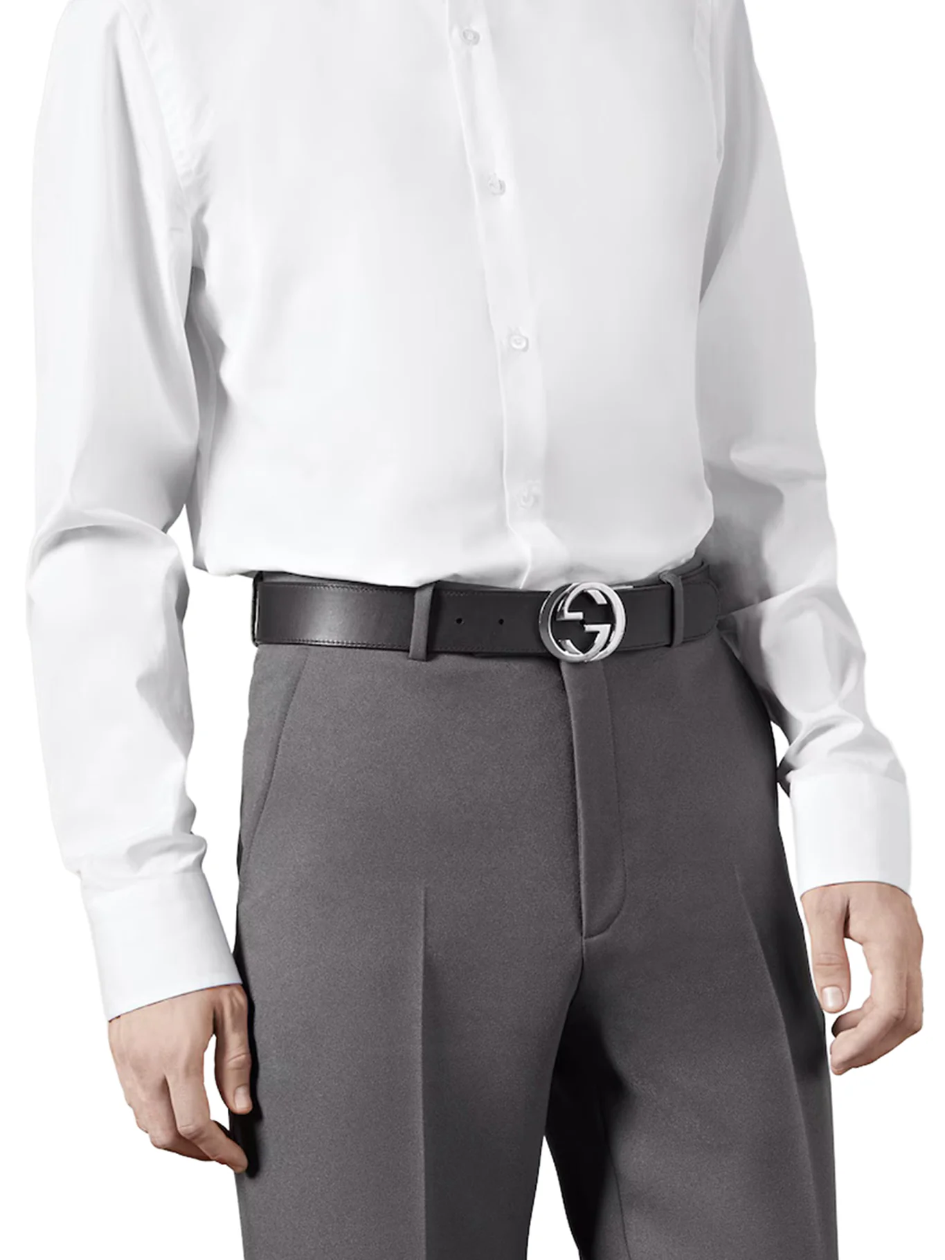 REVERSIBLE BELT WITH GG CROSS BUCKLE - Image 3