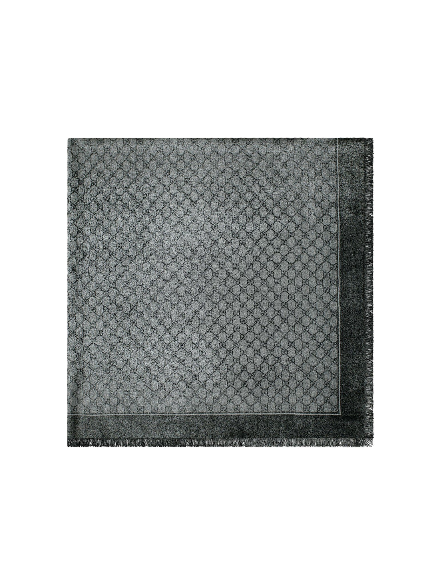 SHINY GG JACQUARD WOOL SHAWL - Image 3