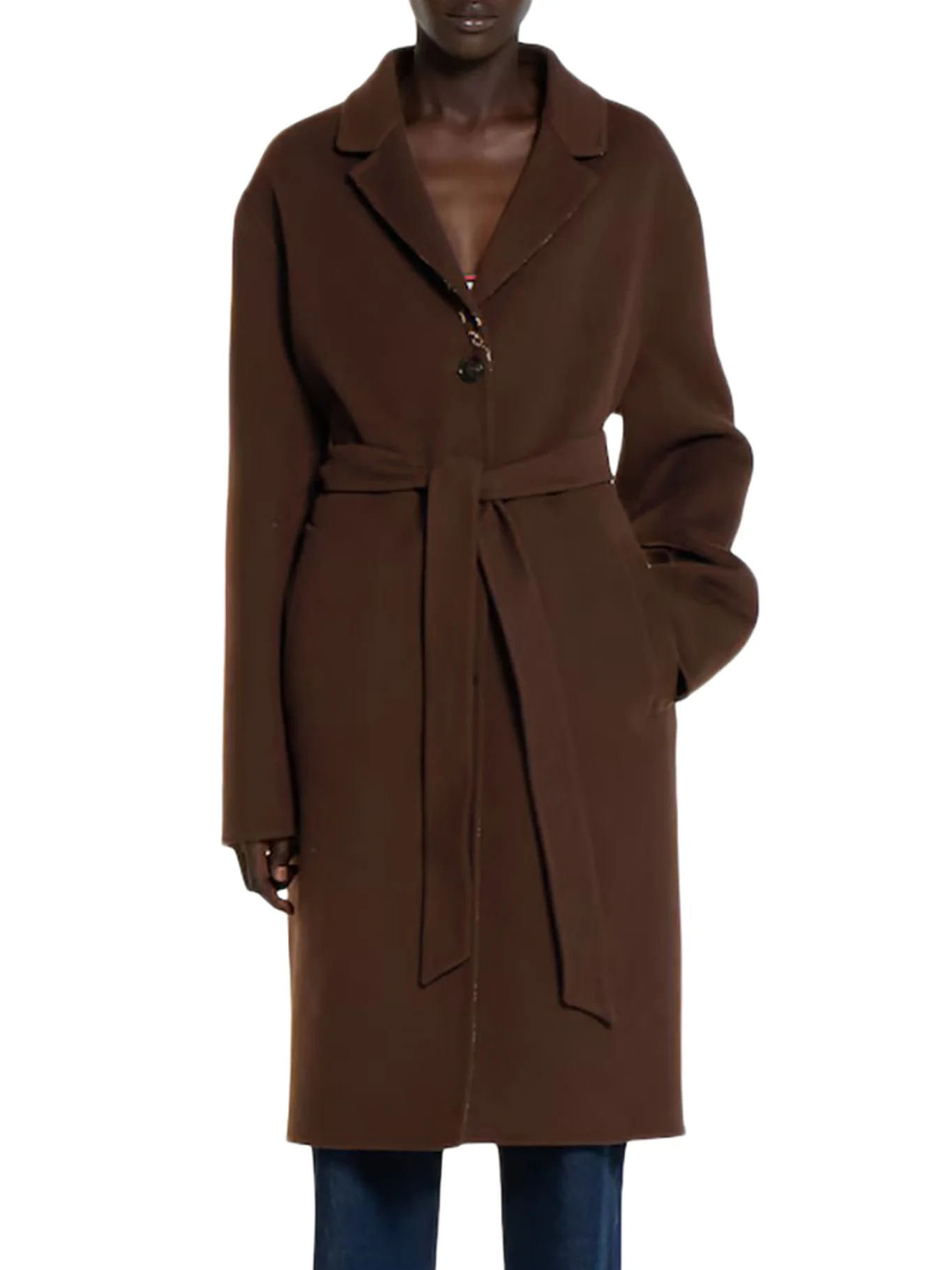SINGLE-BREASTED COAT WITH "GG" MONOGRAM - Image 2