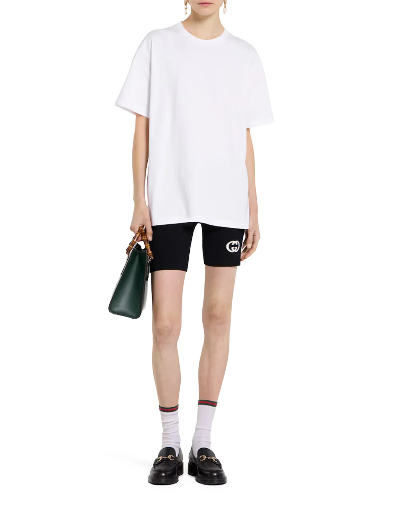 WHITE JERSEY T-SHIRT WITH EMBROIDERY - Image 2