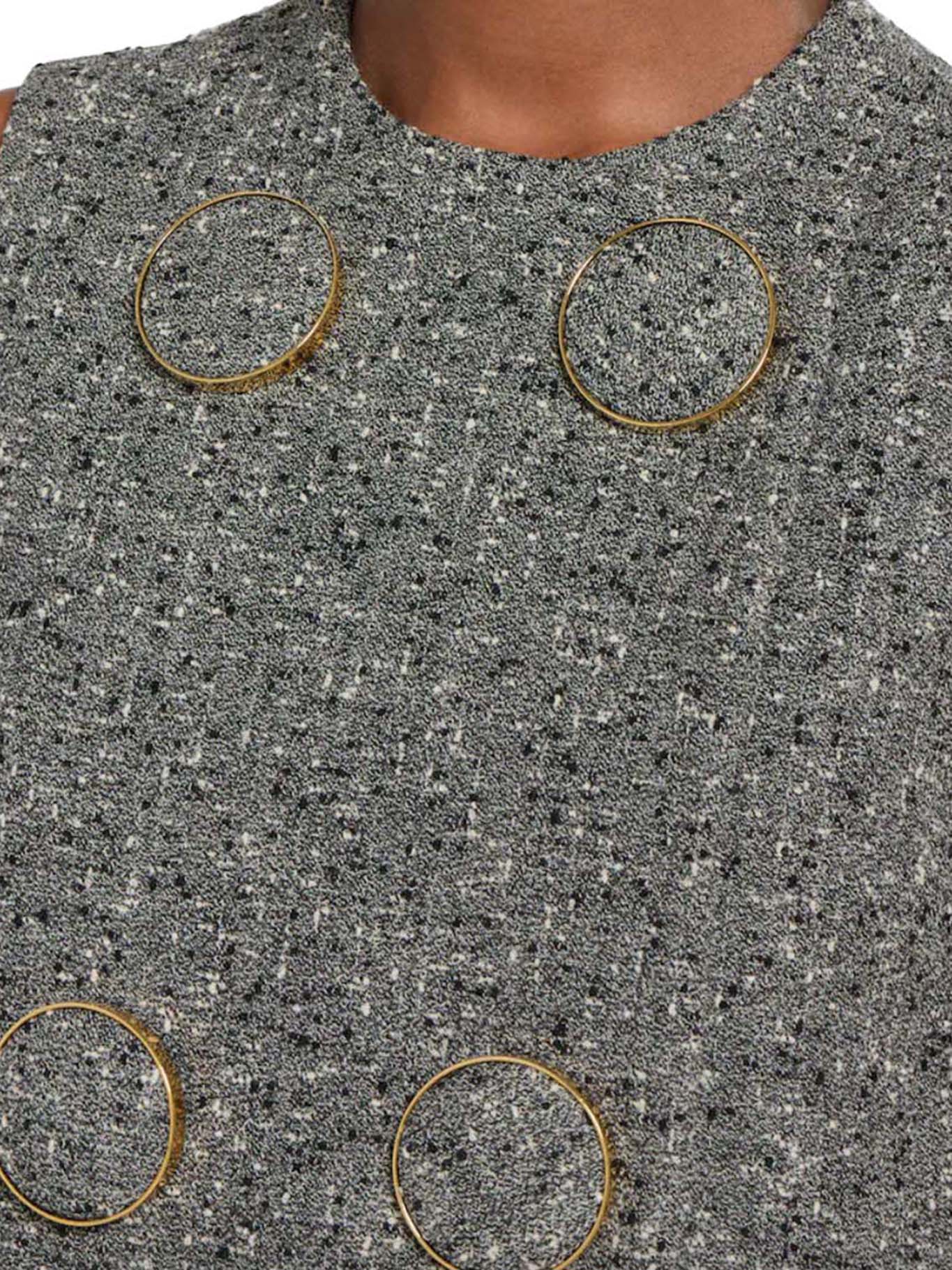 WOOL DRESS WITH OVERSIZED BUTTONS - Image 5
