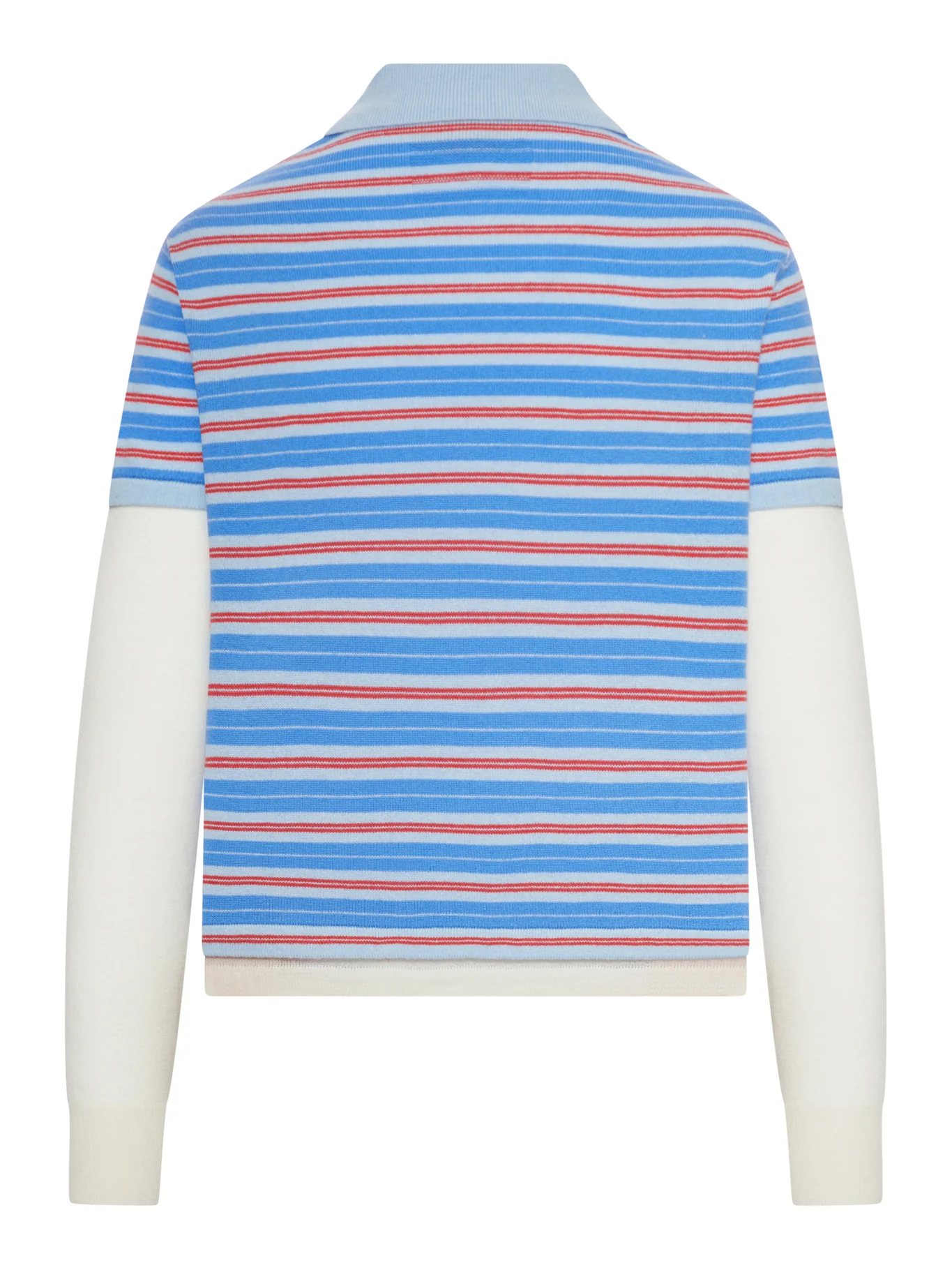 CASHMERE LAYERED RUGBY POLO - Image 2