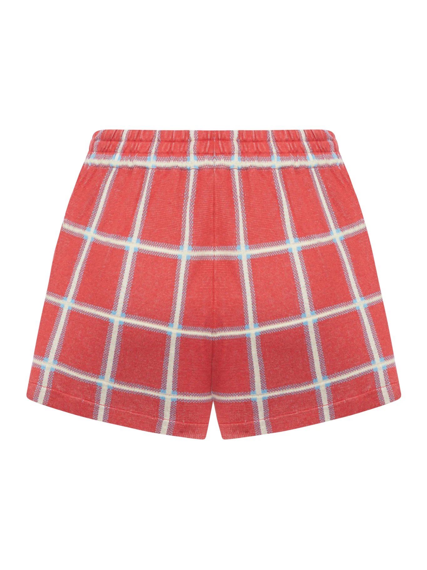 SILK BLEND CHECKED SHORTS - Image 2