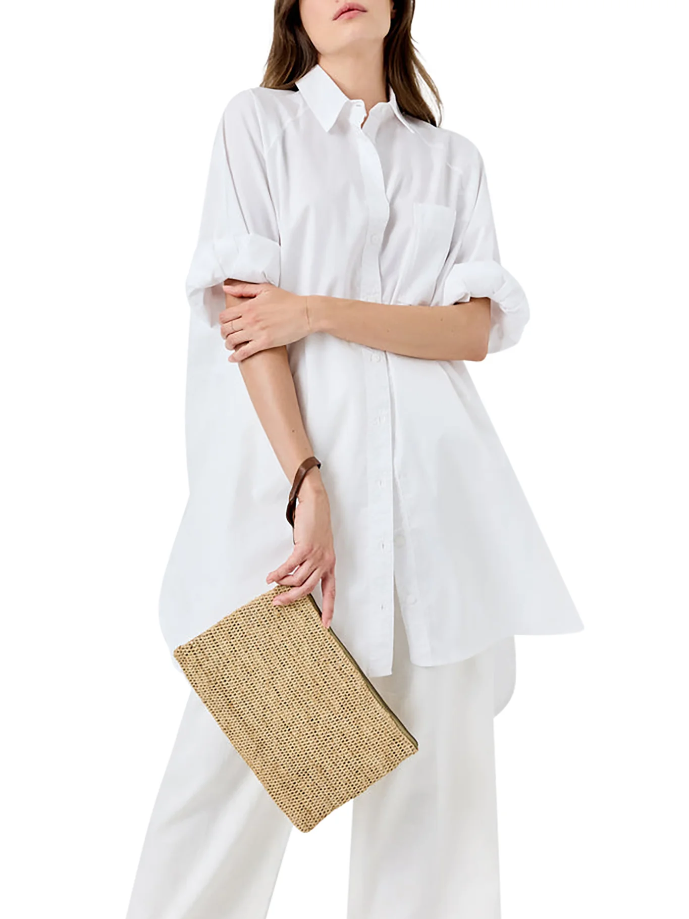 AMPY RAFFIA CLUTCH - Image 2