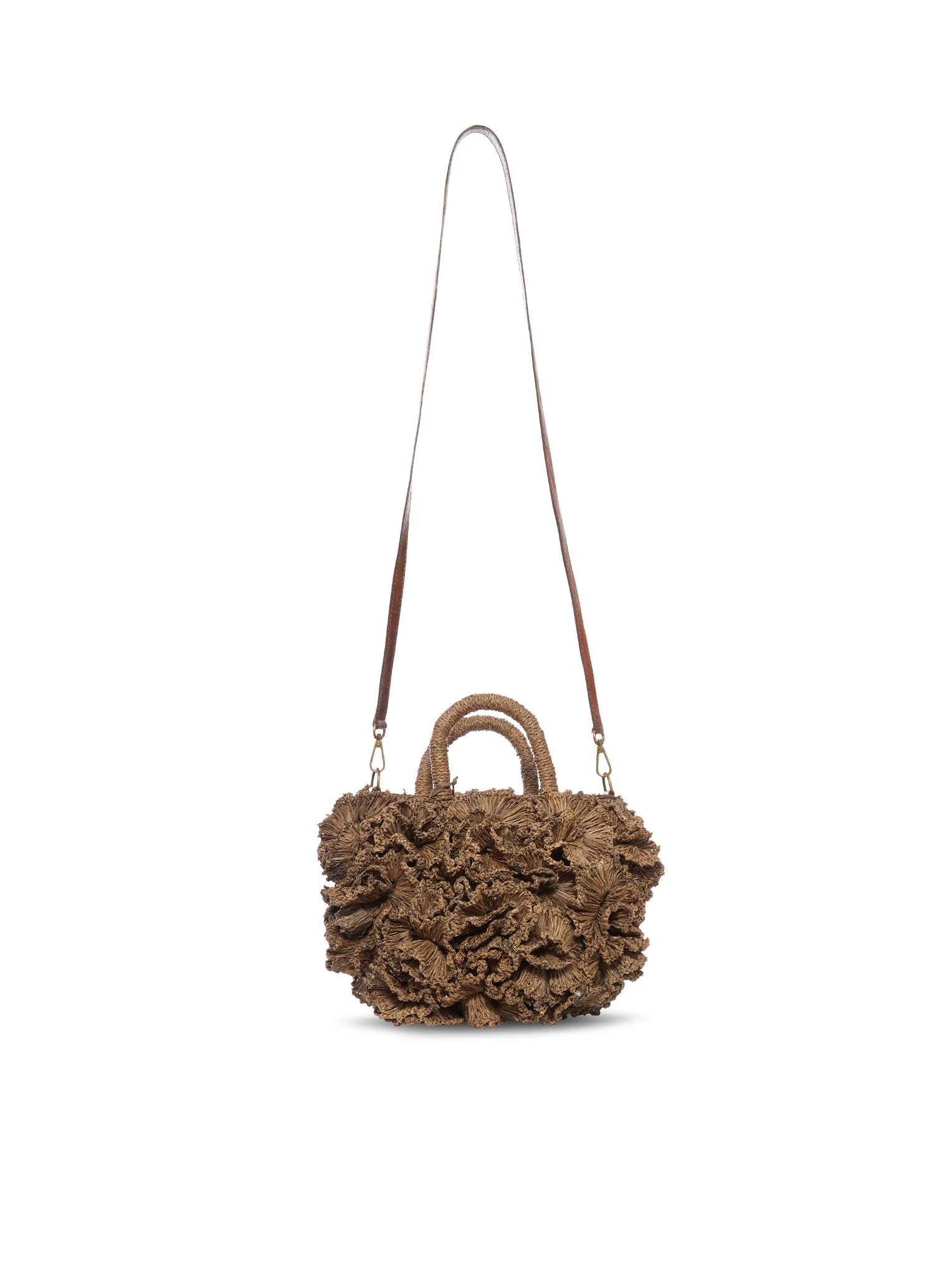 CORAL RAFFIA BAG - Image 4