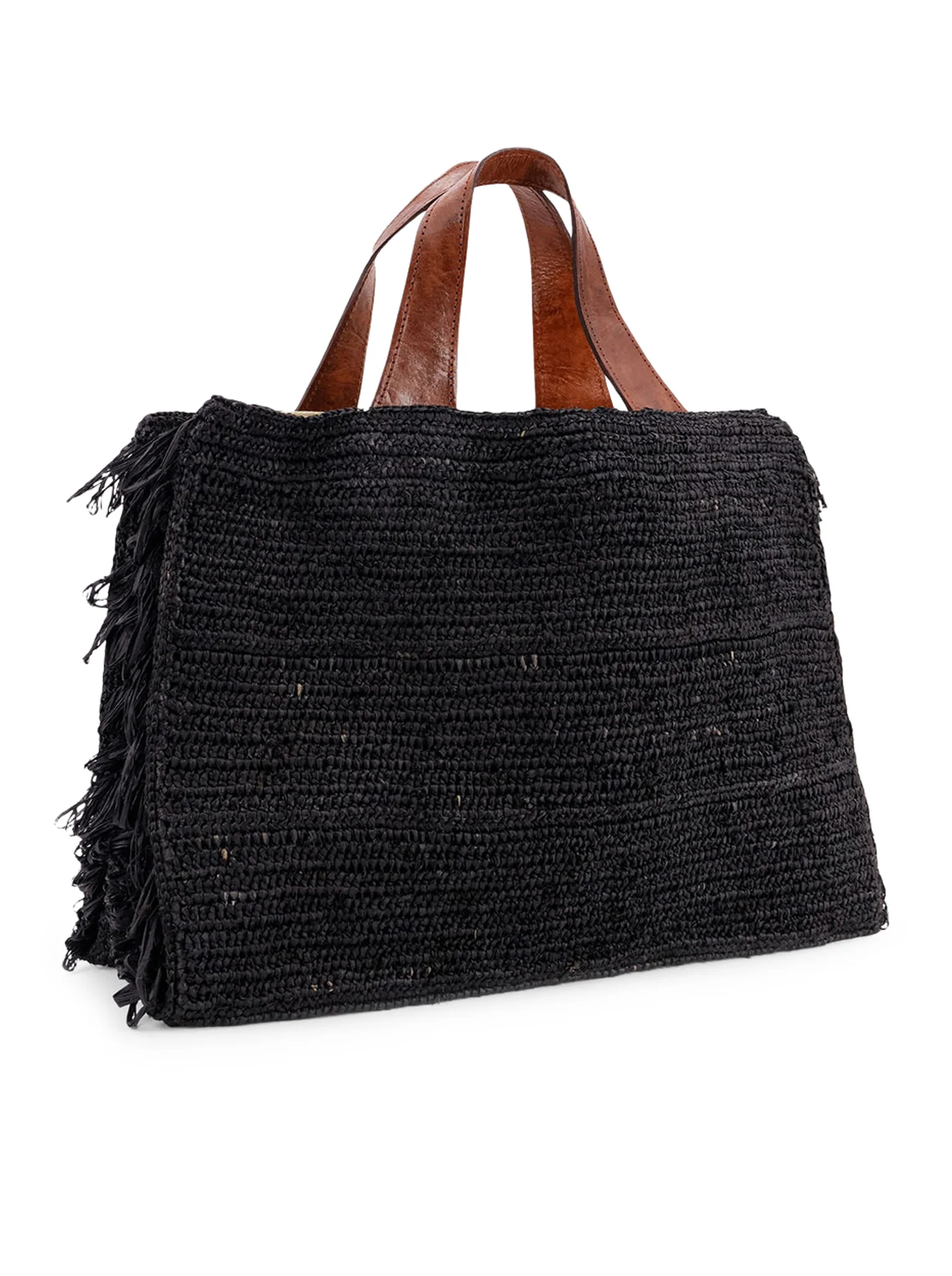 ONJA RAFFIA BAG WITH FRINGES - Image 3