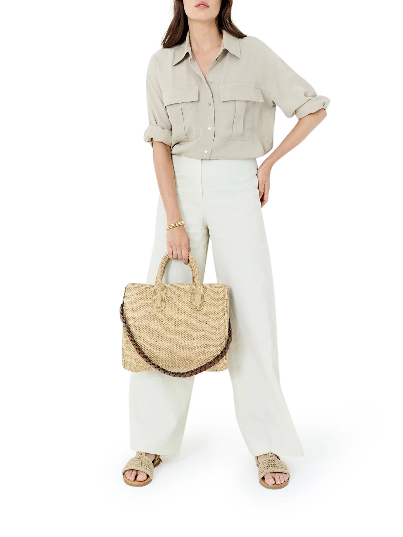 RARY TEA RAFFIA BAG - Image 2